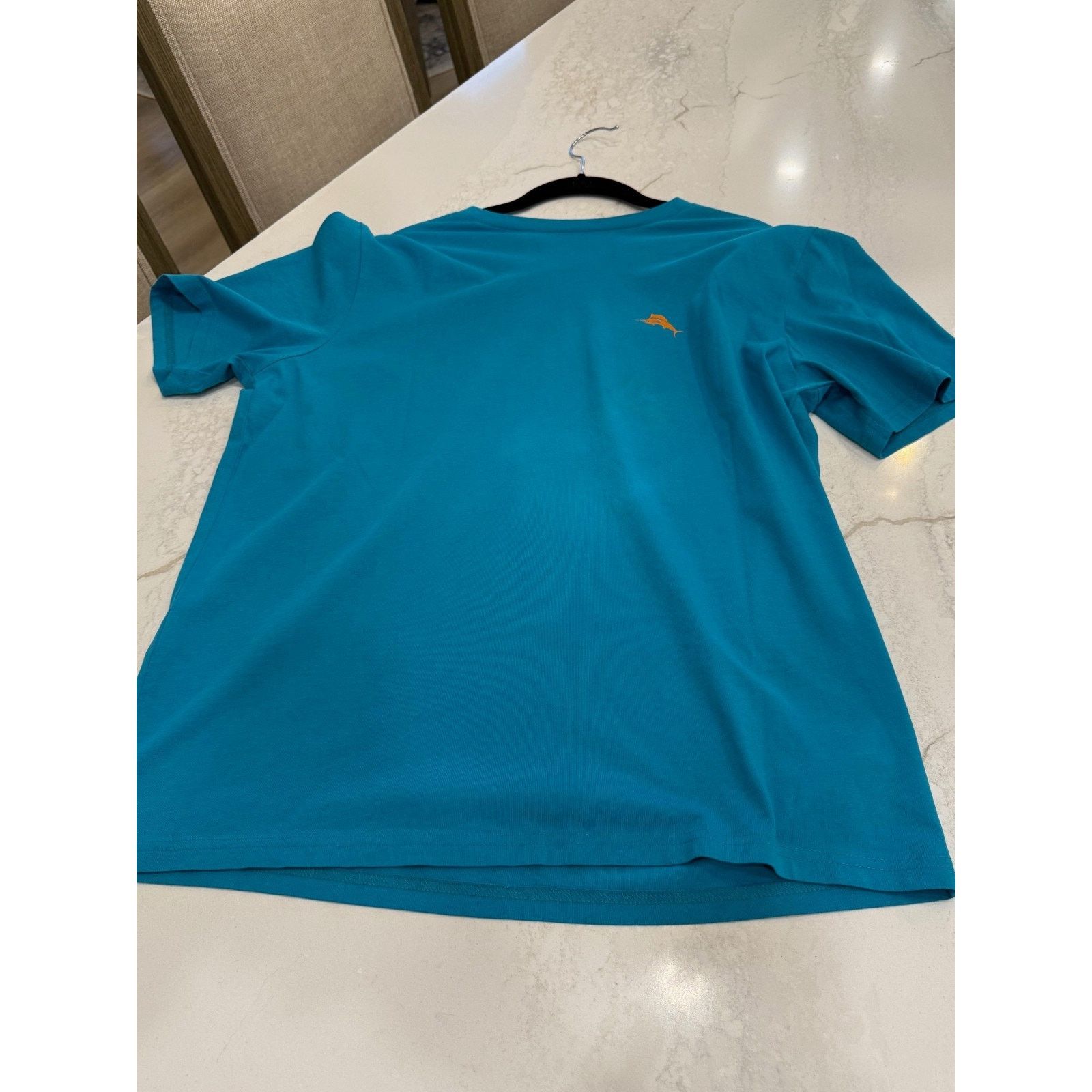 Tommy Bahama NEW TOMMY BAHAMA T-Shirt | Palm Fronds | Mens Medium | Teal Size US M / EU 48-50 / 2 - 4 Thumbnail