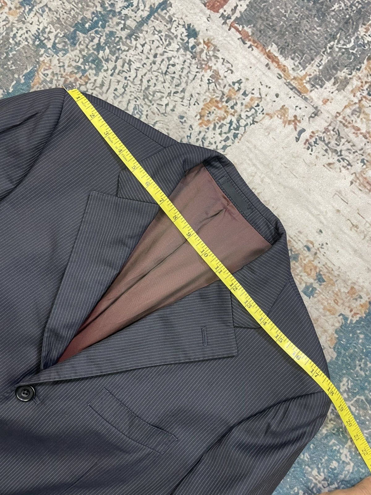 Burberry Burberry Black Label Pinstripes Blazers Size 40L - 13 Thumbnail