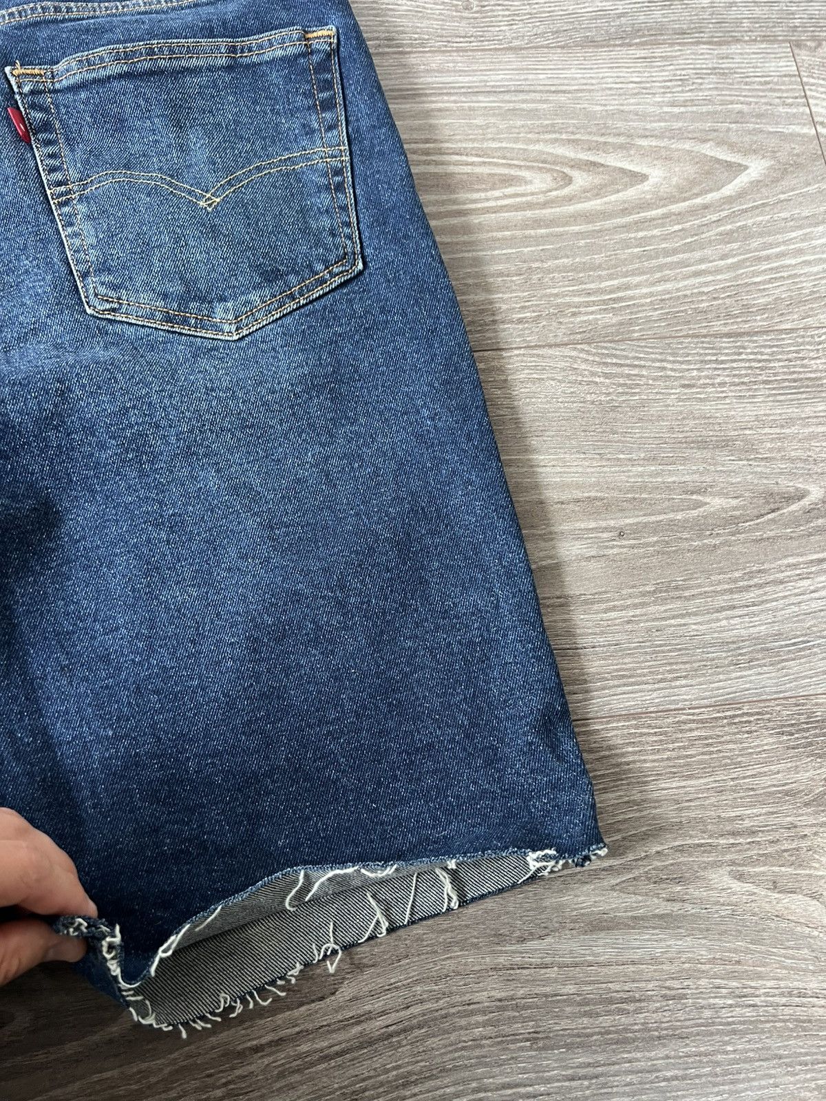 Levi's Levis Rare Blue Denim 511 Red R Tab Jeans Short Size US 38 / EU 54 - 20 Thumbnail