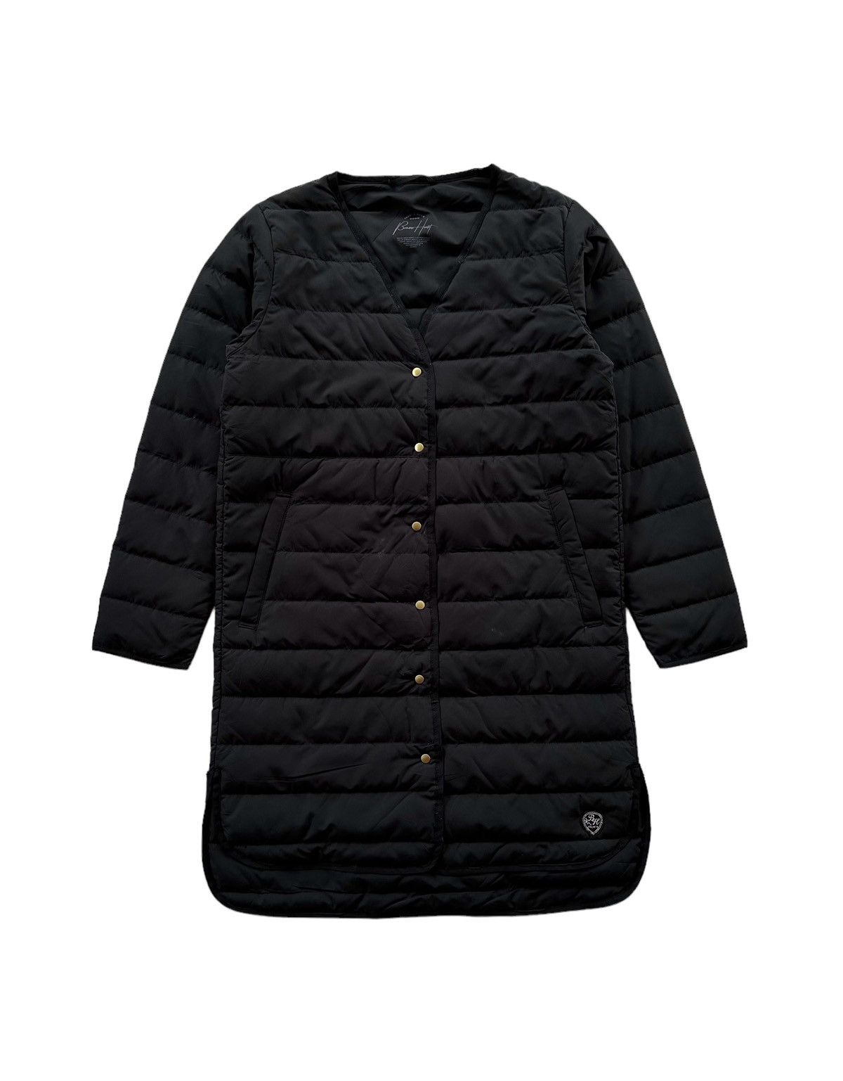 Beams Japan BEAMS HEART French Duck Down Quilted Jacket Black Size M Size US M / EU 48-50 / 2 - 2 Thumbnail
