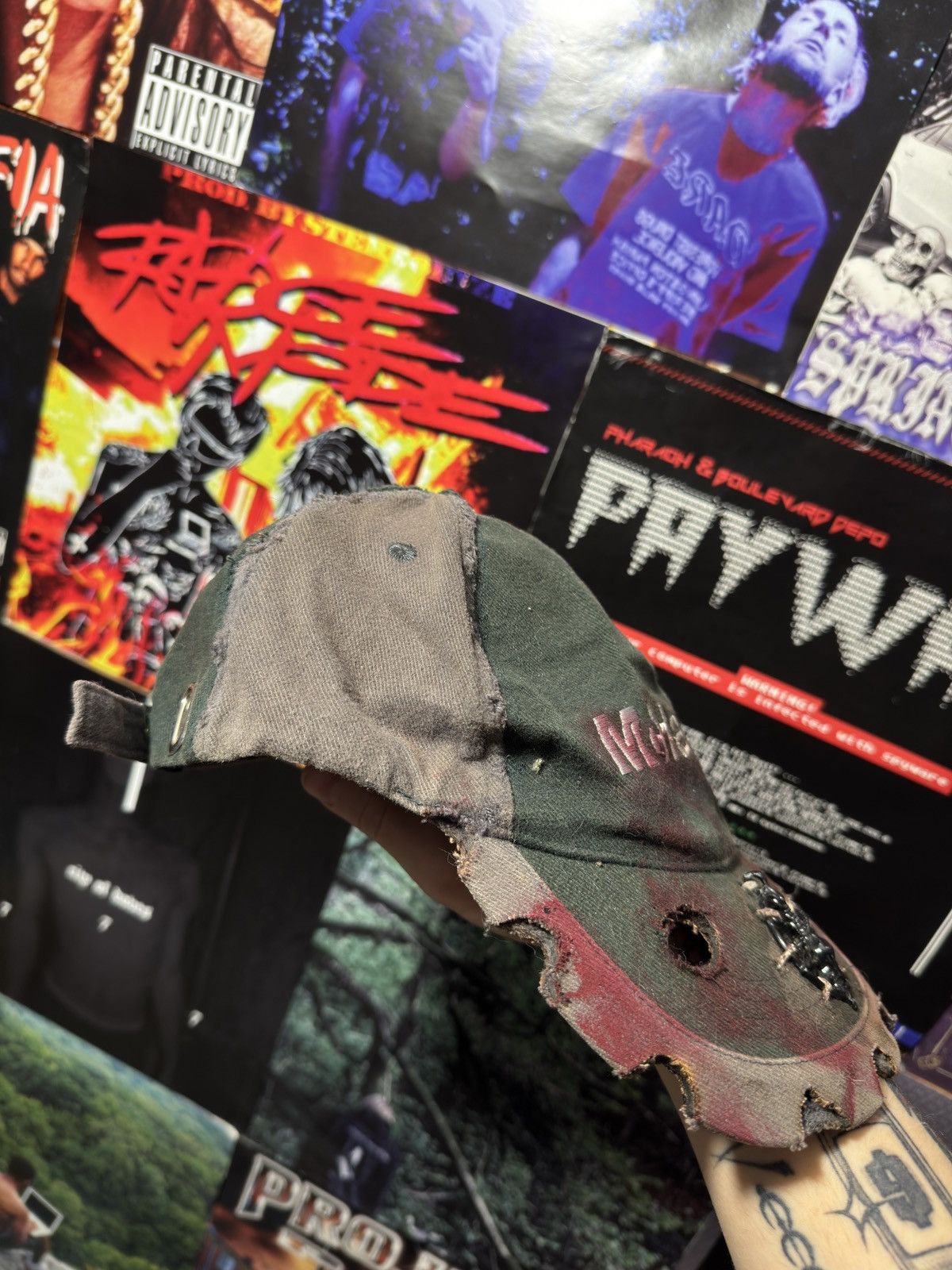 Other Custom Punk Pentagram Cap Size ONE SIZE - 3 Thumbnail