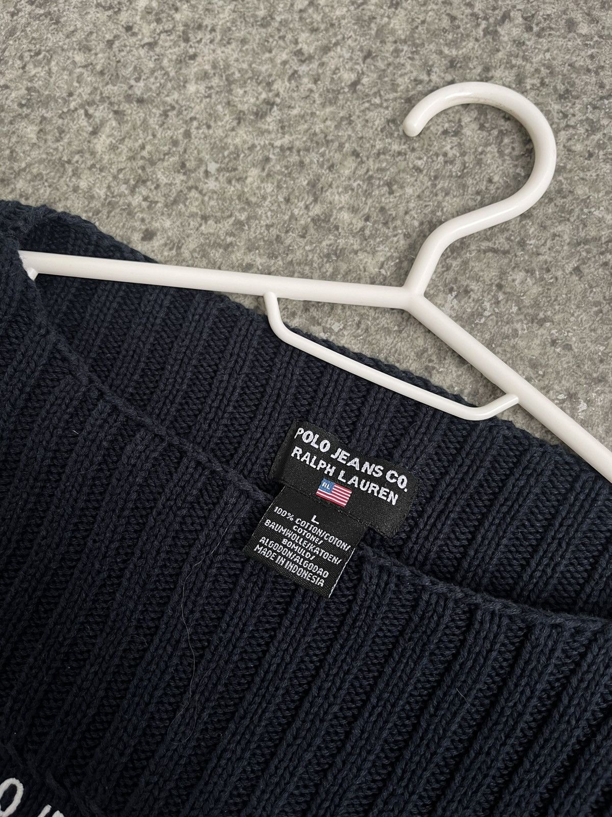 Polo Ralph Lauren Vintage Polo Jeans Ralph Lauren big logo sweater Size L / US 10 / IT 46 - 3 Thumbnail