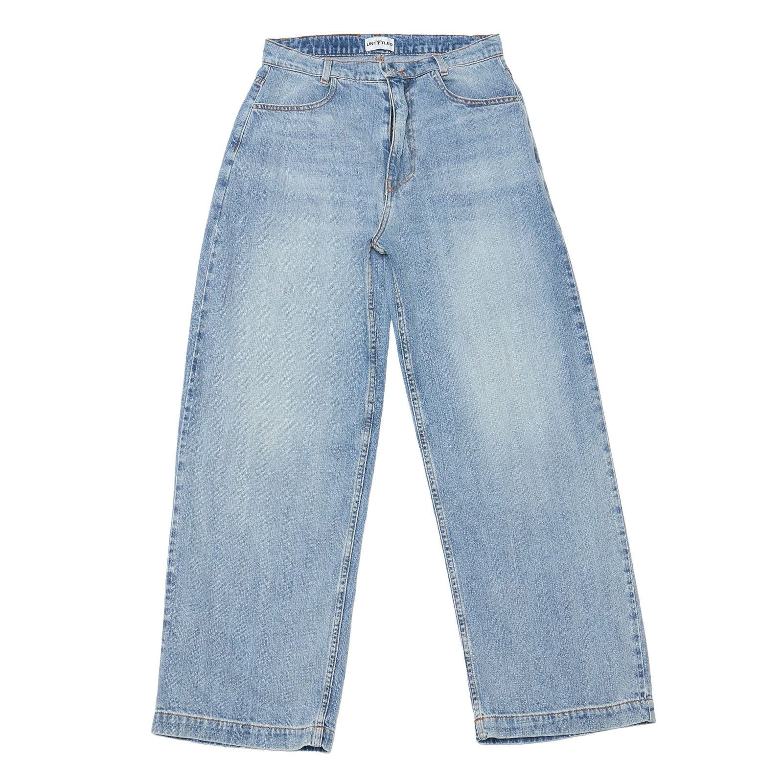 Designer Untytled The Jane Trouser [Washed Denim] (Sz 30, 32, 34, 36) Size US 32 / EU 48 - 4 Thumbnail