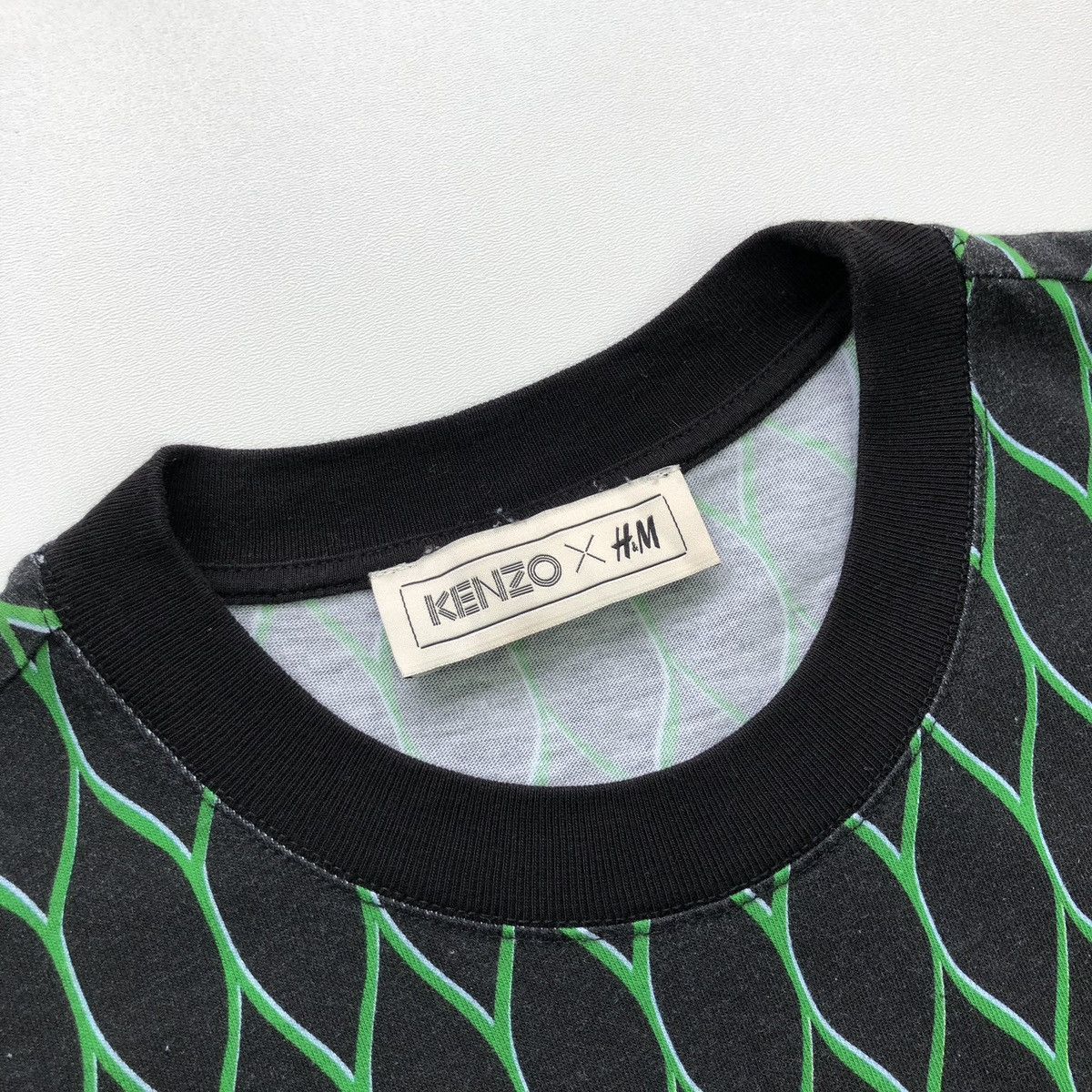 Kenzo Kenzo x H&M Jungle Tiger Logo Limited T-Shirt Green/Black Size US M / EU 48-50 / 2 - 7 Thumbnail