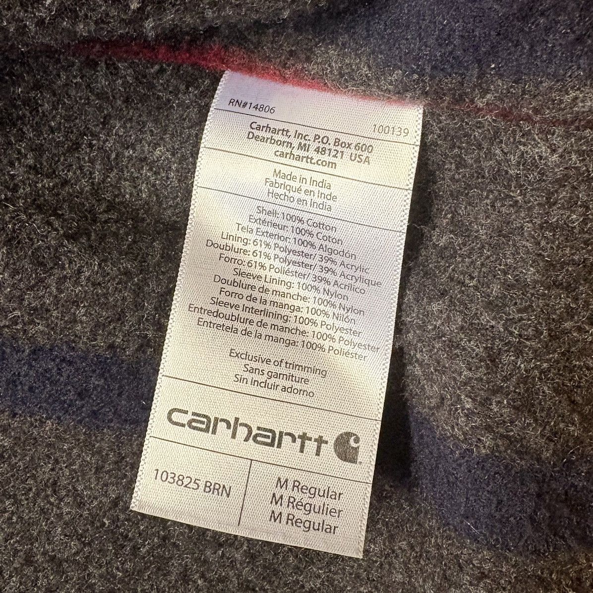 Carhartt Waxed Carhartt Chore Coat (Blanket-Lined) Size US M / EU 48-50 / 2 - 5 Thumbnail