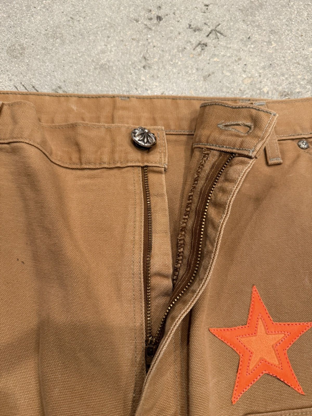 Chrome Hearts Chrome Hearts Star Parch Carhartt Double Knee Pants Size US 38 / EU 54 - 6 Thumbnail