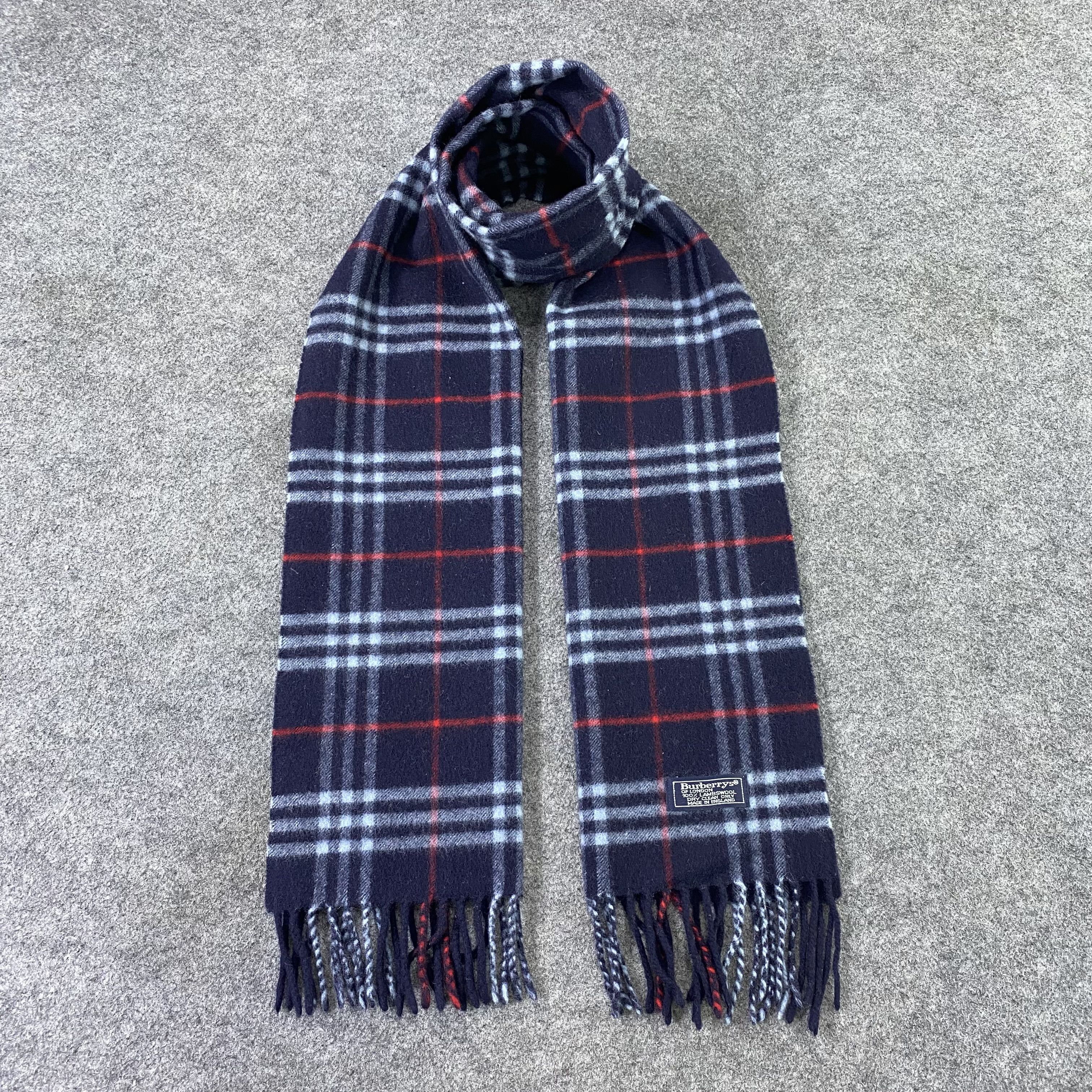 Burberry Wool Muffler / Scarf / Neckwear-T1513