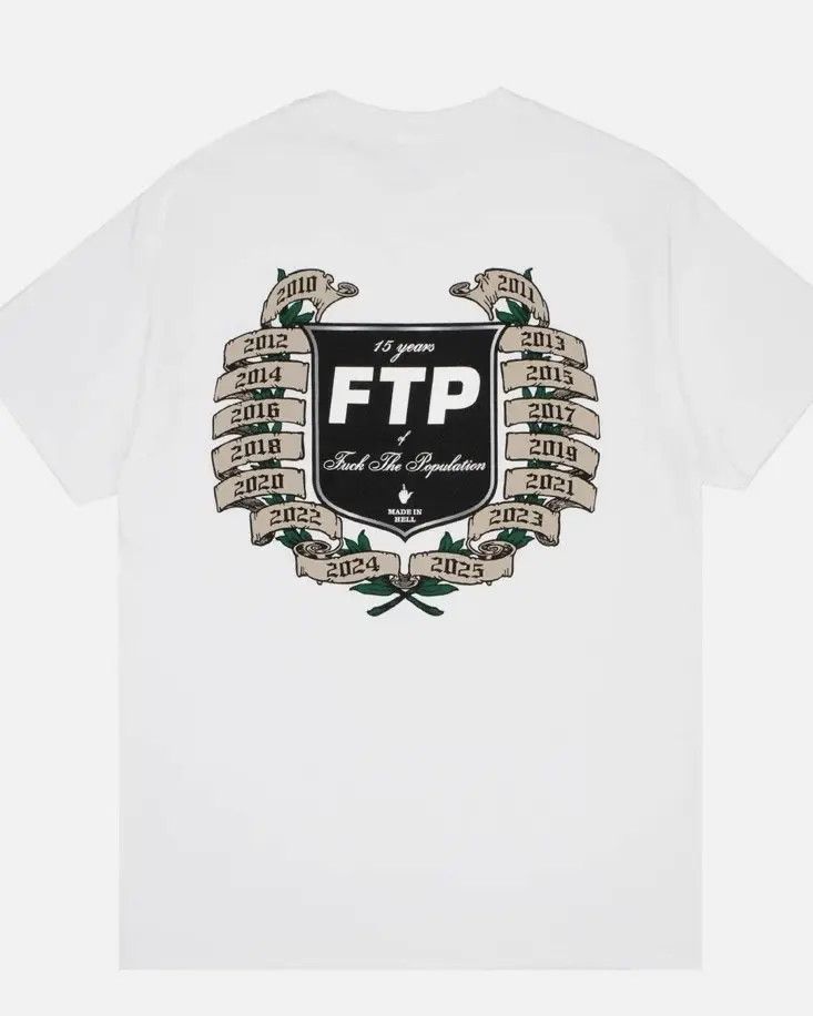Fuck The Population FTP 15 Year Anniversary Tee Size US L / EU 52-54 / 3 - 3 Thumbnail