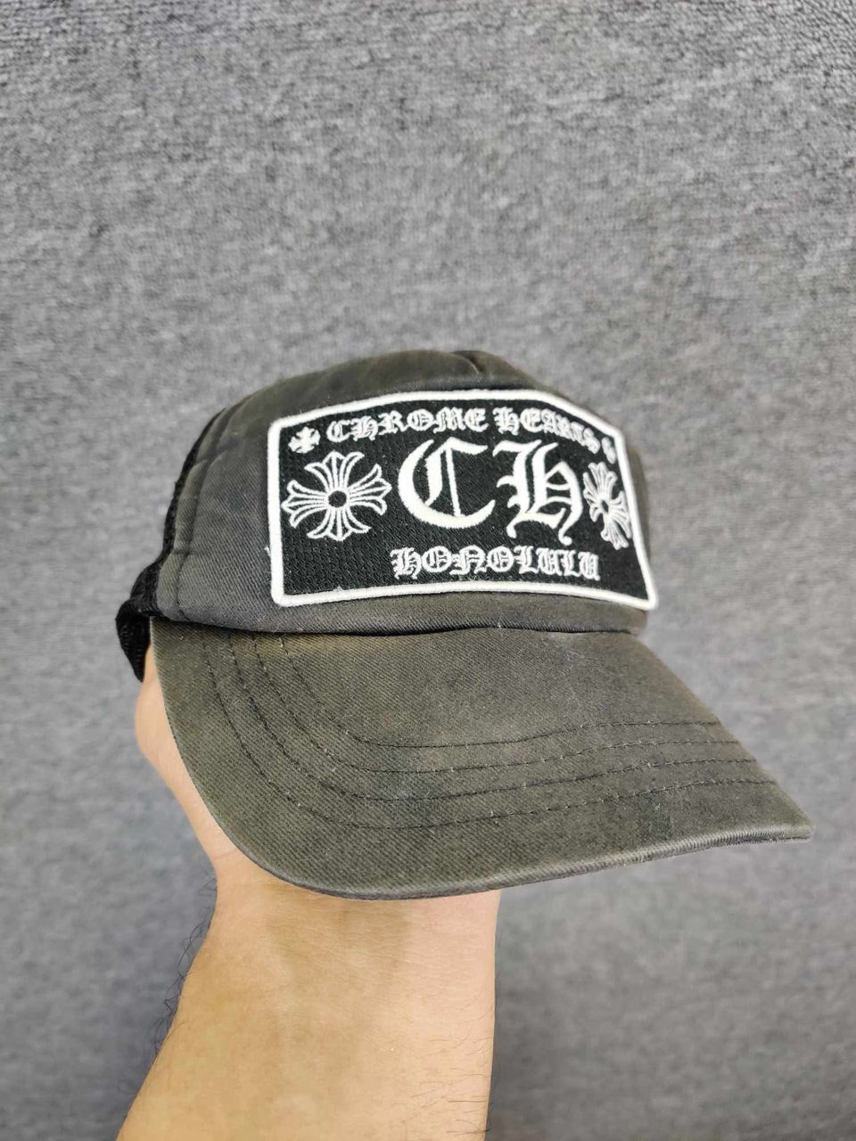 Chrome Hearts Chrome Hearts Honolulu Sunfaded Trucker Hat Size ONE SIZE - 2 Thumbnail