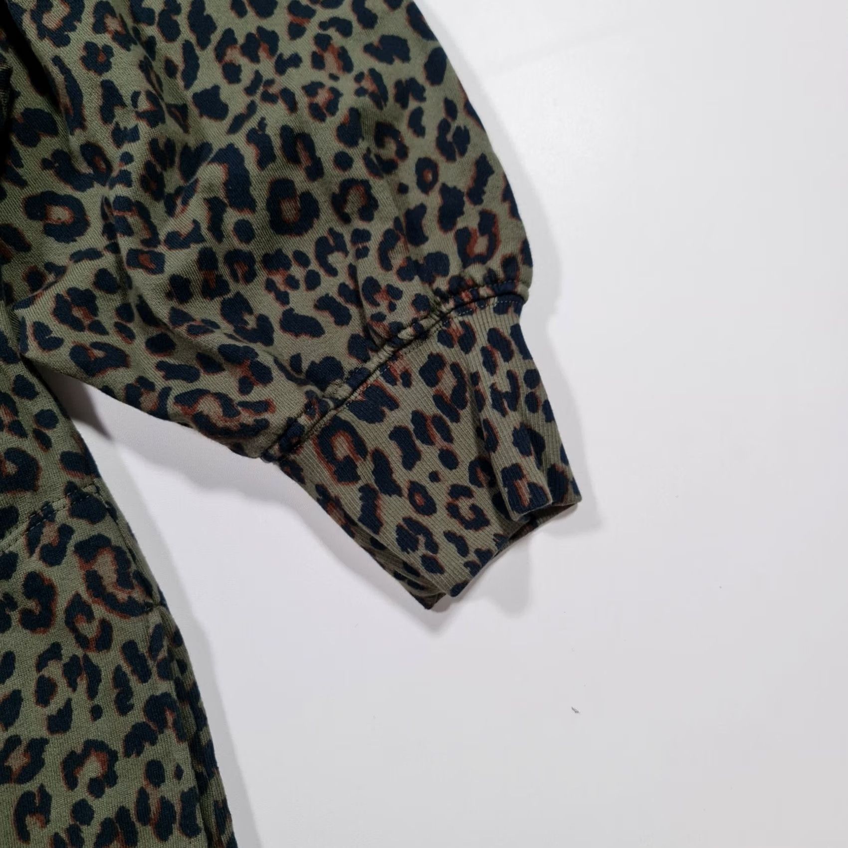 Velvet Velvet Womens Jumper Dress Green XS Long Sleeves Knee Length Animal Print Top Size XS / US 0-2 / IT 36-38 - 3 Thumbnail