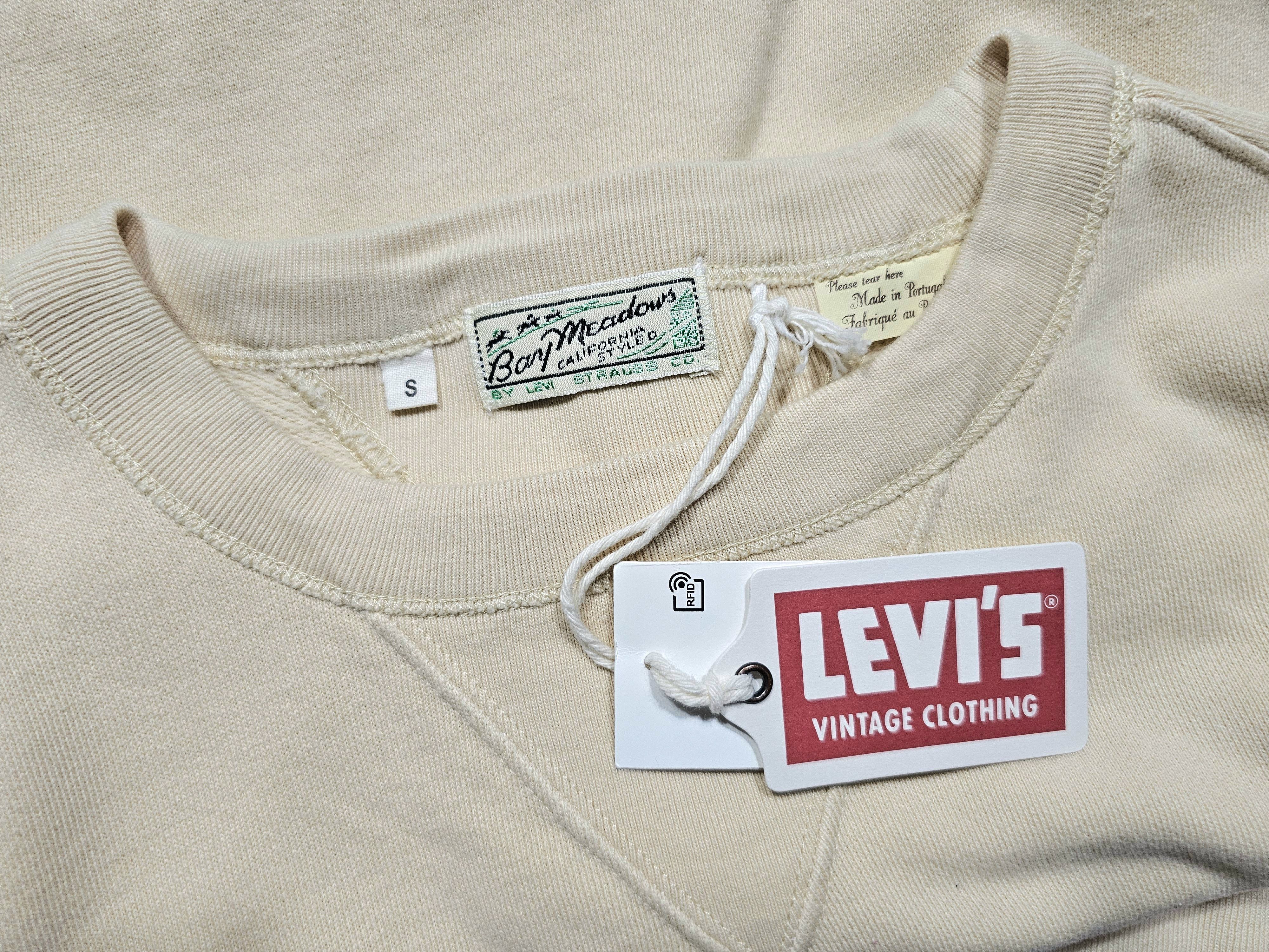 Levi's Vintage Clothing Levi's Vintage Clothing Bay Meadows Sweatshirt Off White S Size US S / EU 44-46 / 1 - 6 Thumbnail
