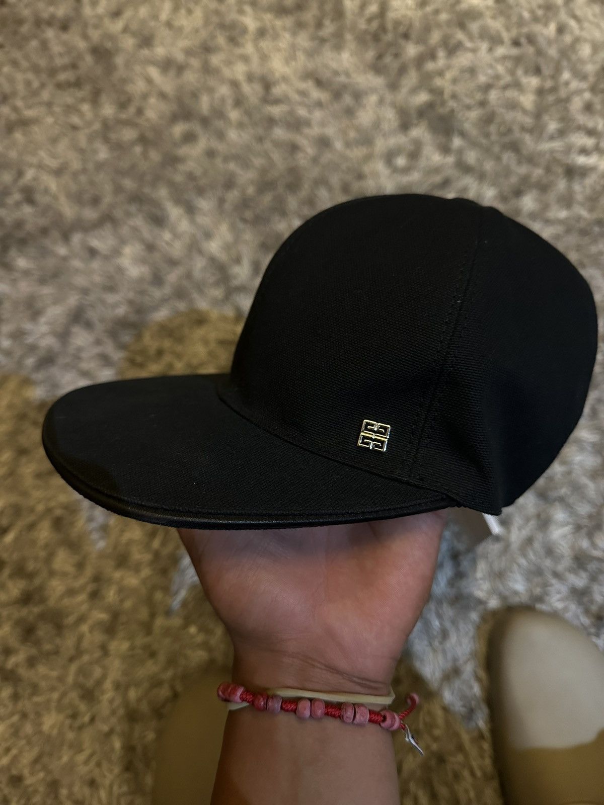 image of Givenchy Baseball Black Cap, Men's