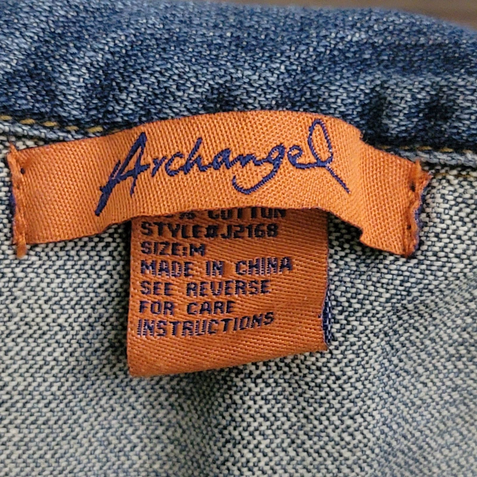 Vintage Vintage Y2K Archangel Denim Jean Jacket - M Size M / US 6-8 / IT 42-44 - 10 Thumbnail