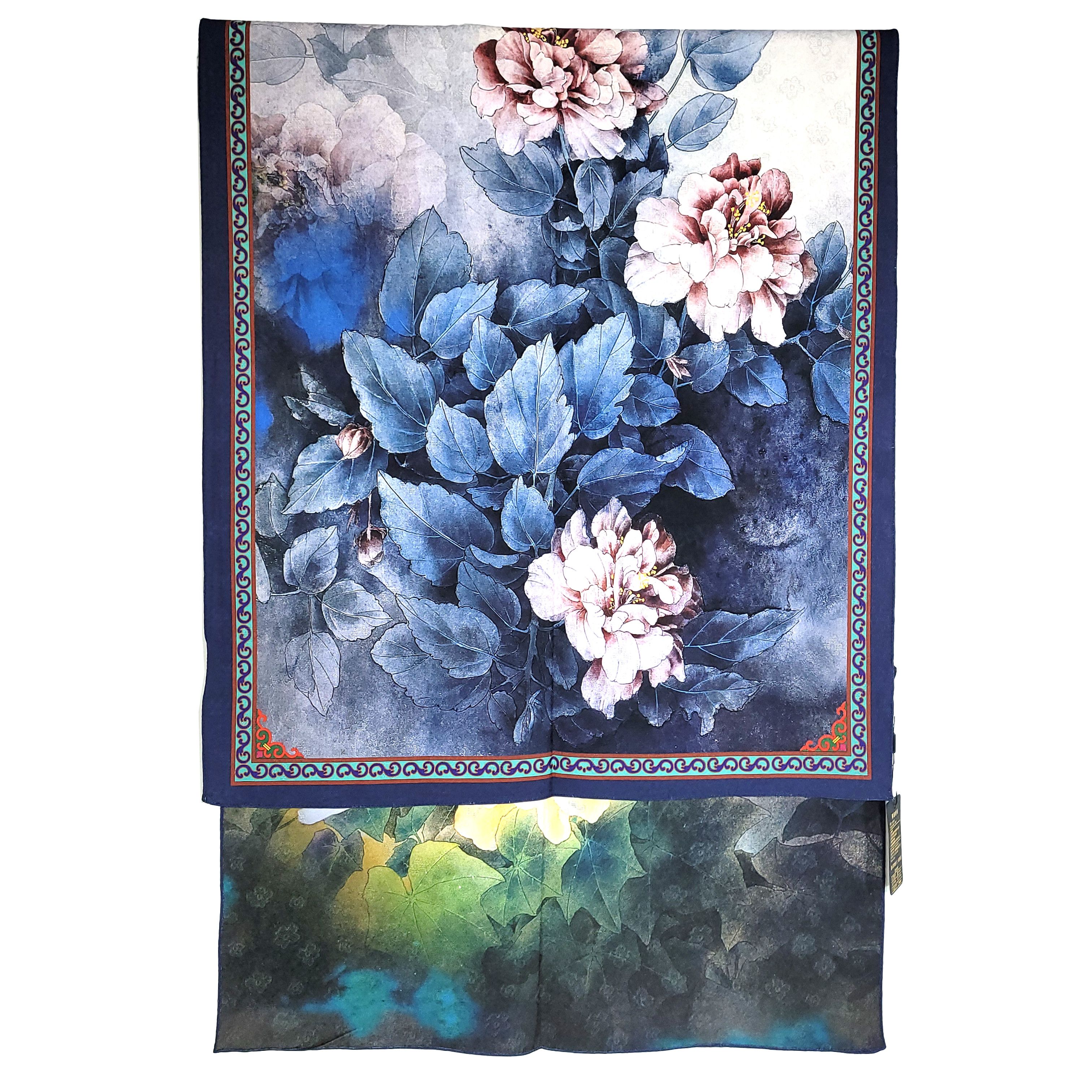 Other Double-Sided Silk Scarf 27"x70" Long Rectangle Wrap 3326 Size ONE SIZE - 3 Thumbnail
