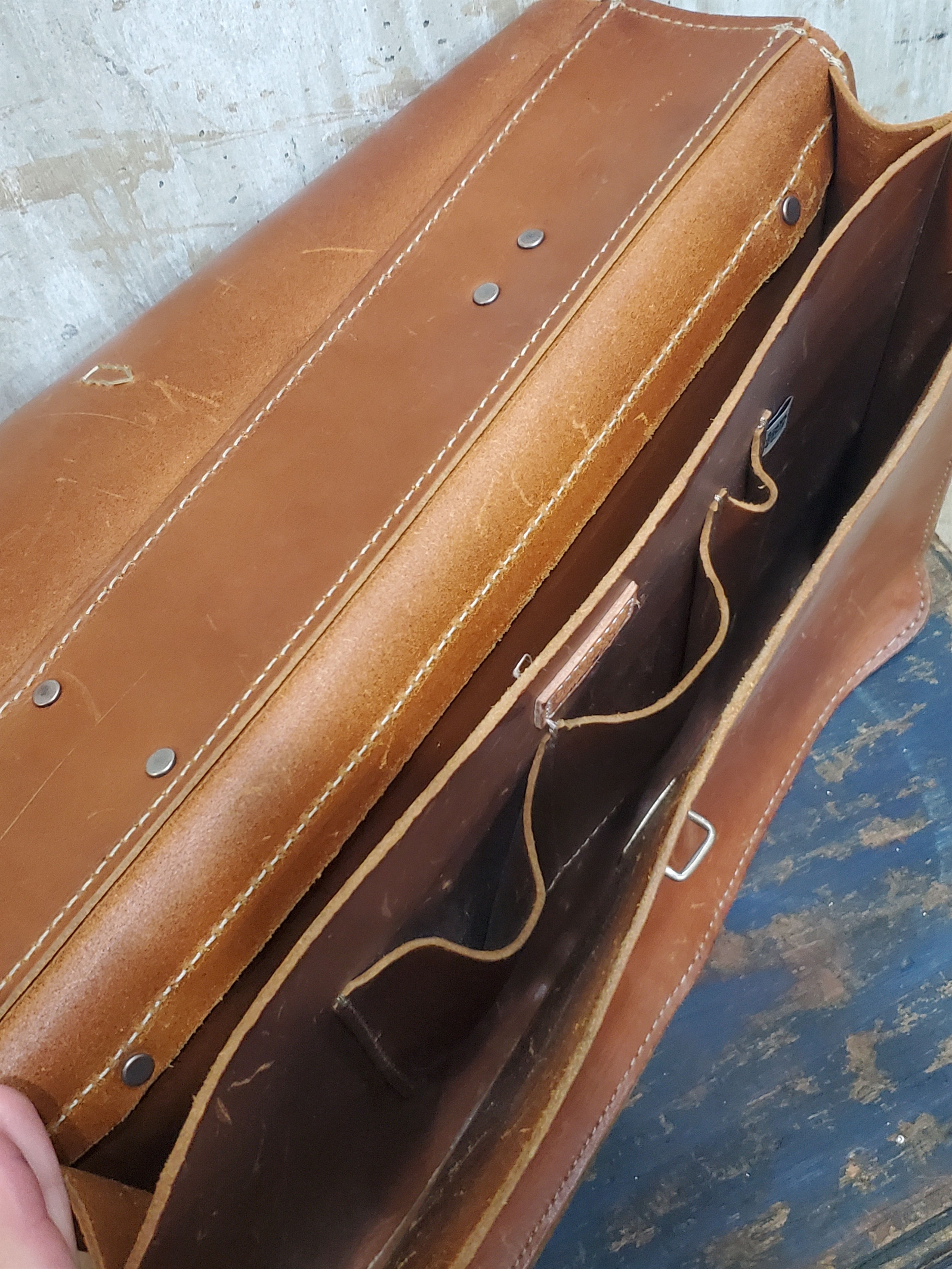 Billykirk Billykirk No. 486 15" Schoolboy Satchel Laptop Bag Size ONE SIZE - 6 Thumbnail