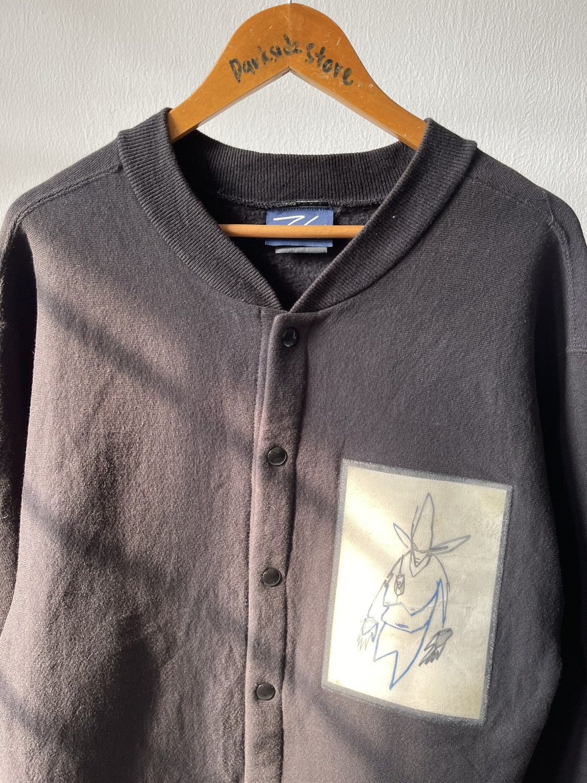 Futura 90s Futura Hand Painting Angkle Button Sweatshirt Size US L / EU 52-54 / 3 - 3 Thumbnail