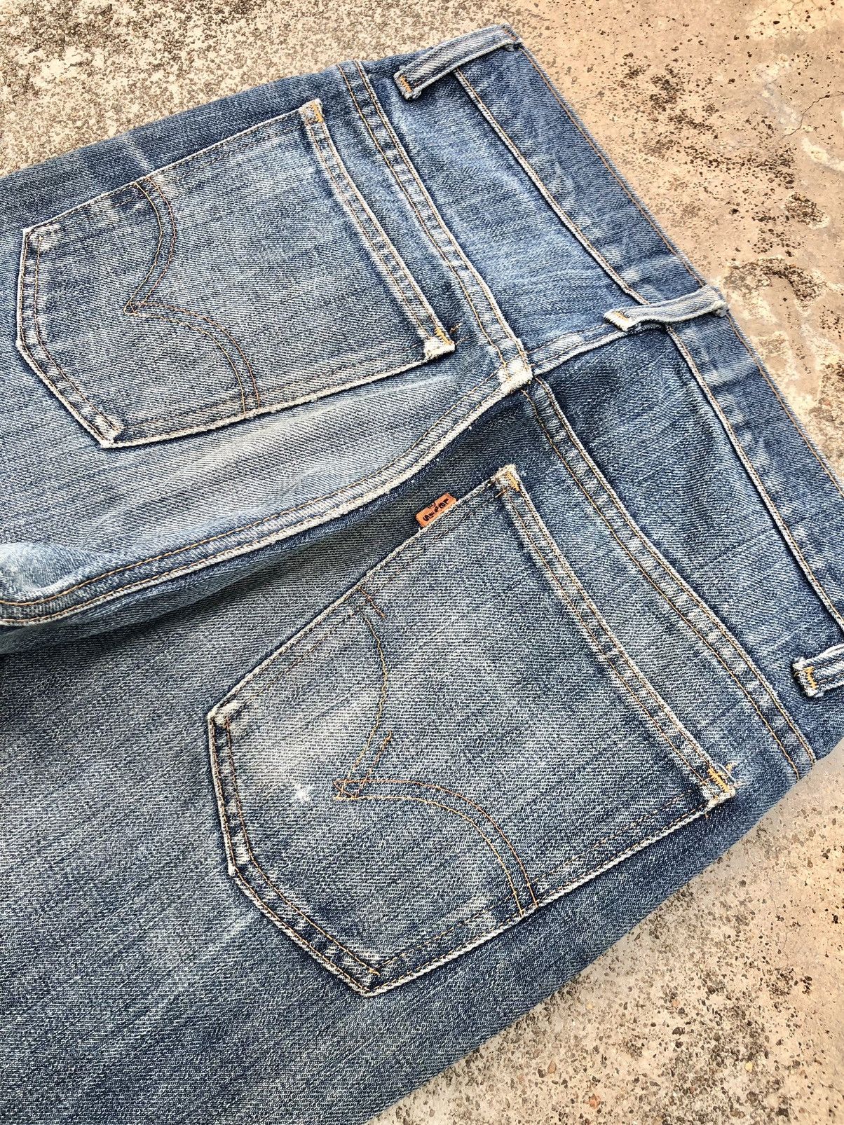 Levi's FLARED VINTAGE 70s LEVIS 646 ORANGE TAB Size US 29 - 7 Thumbnail