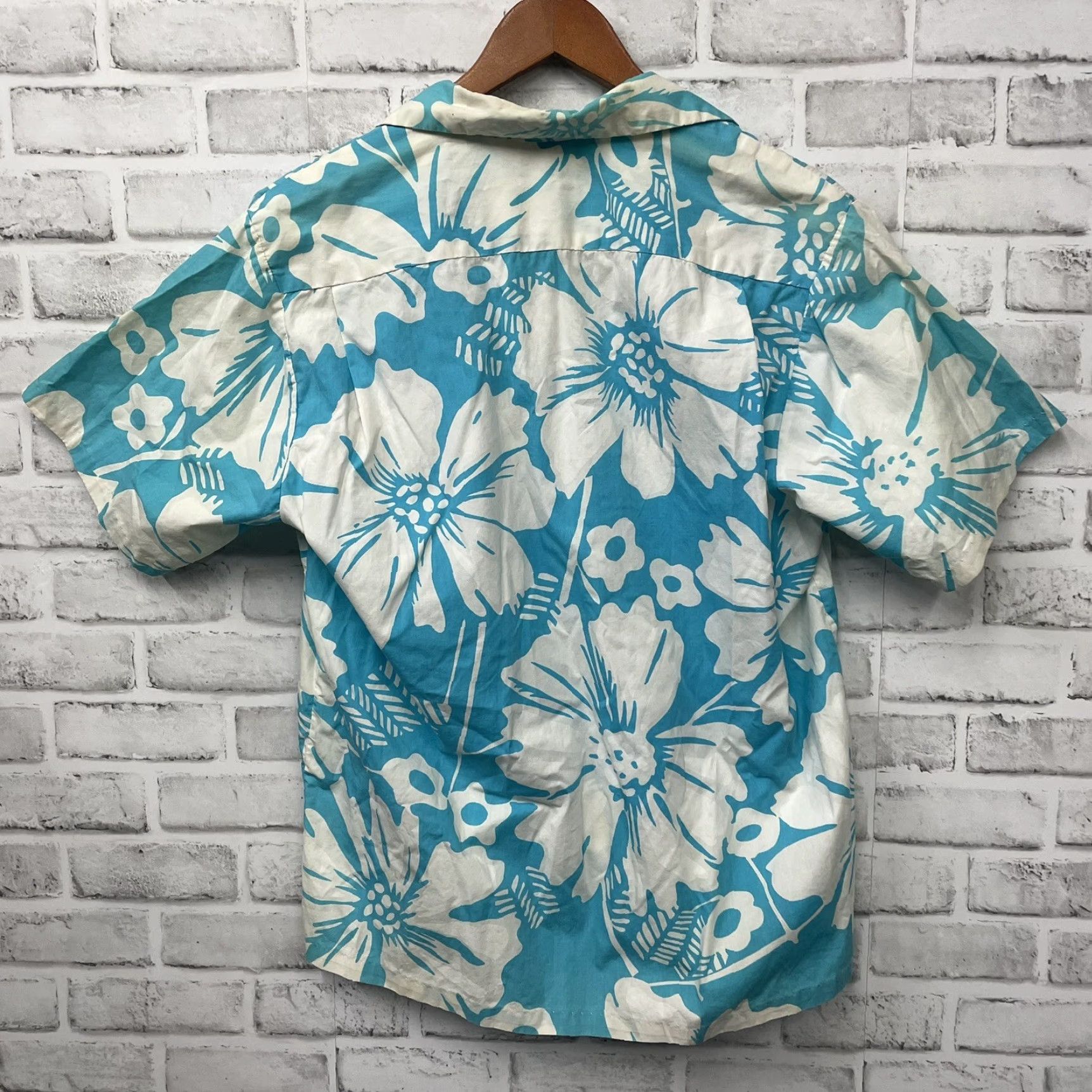 Vintage VINTAGE Kailua Button-Up Shirt Mens M Blue Floral Hawaiian Size US M / EU 48-50 / 2 - 5 Thumbnail