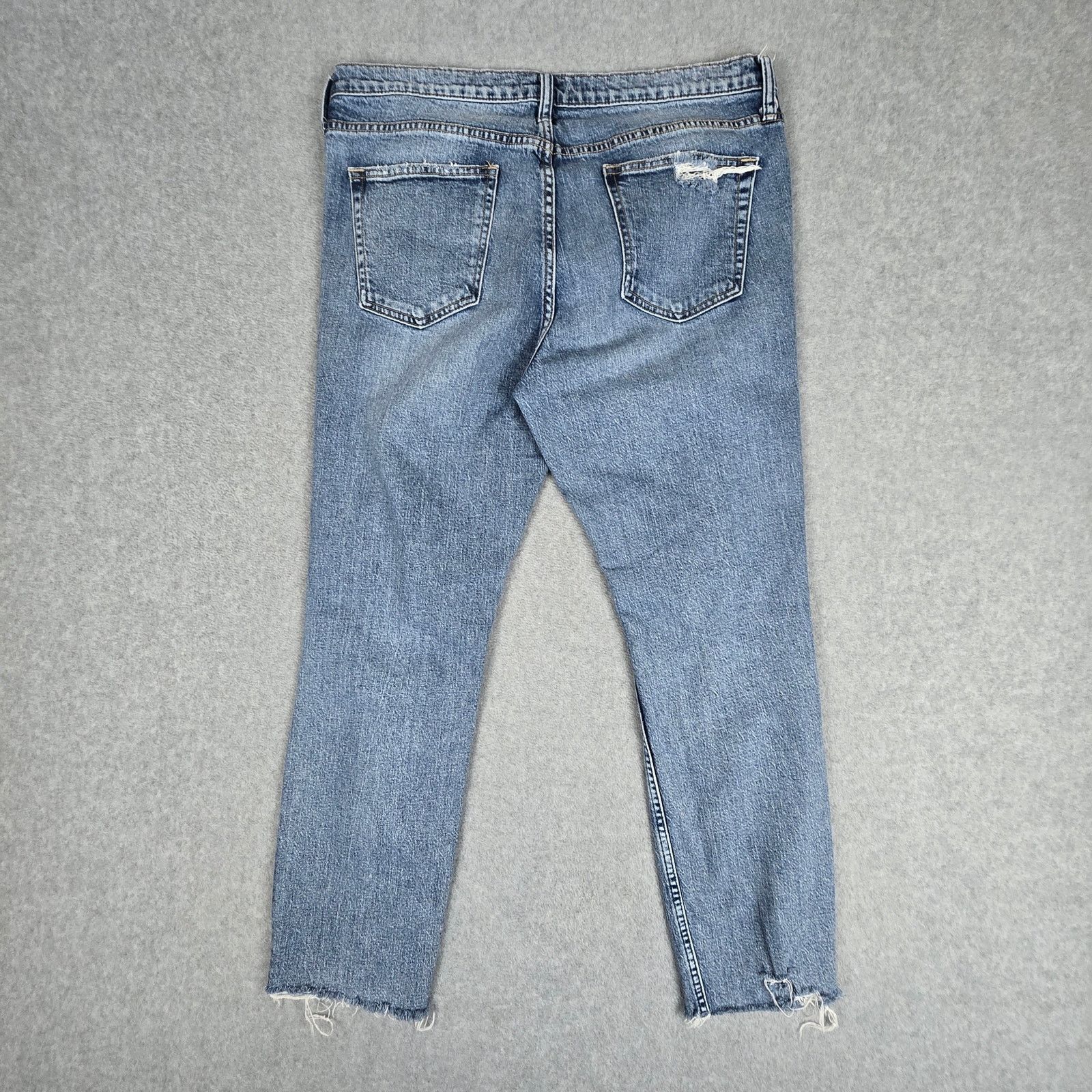 Silver Jeans Co. Silver Jeans 36x27 Not Your Boyfriends Distressed Raw Hem Size 36" / US 14 / IT 50 - 3 Thumbnail