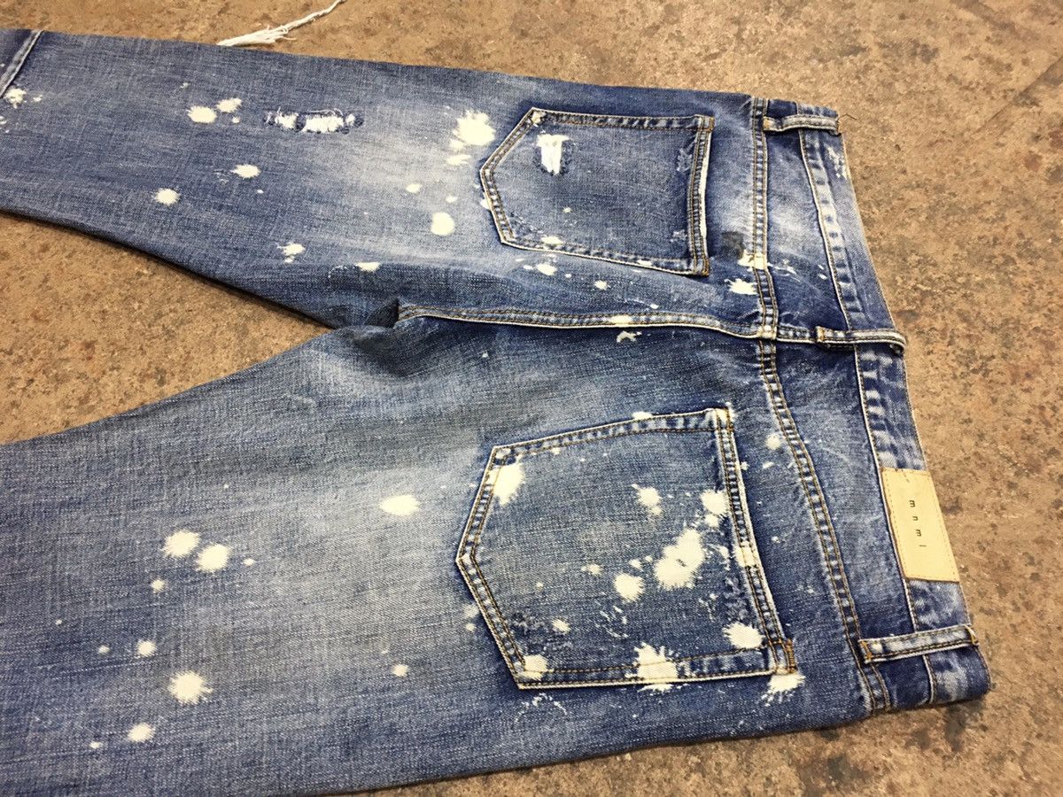 Japanese Brand × MNML SLIM MNML DISTRESSED JEANS Size US 38 / EU 54 - 5 Thumbnail