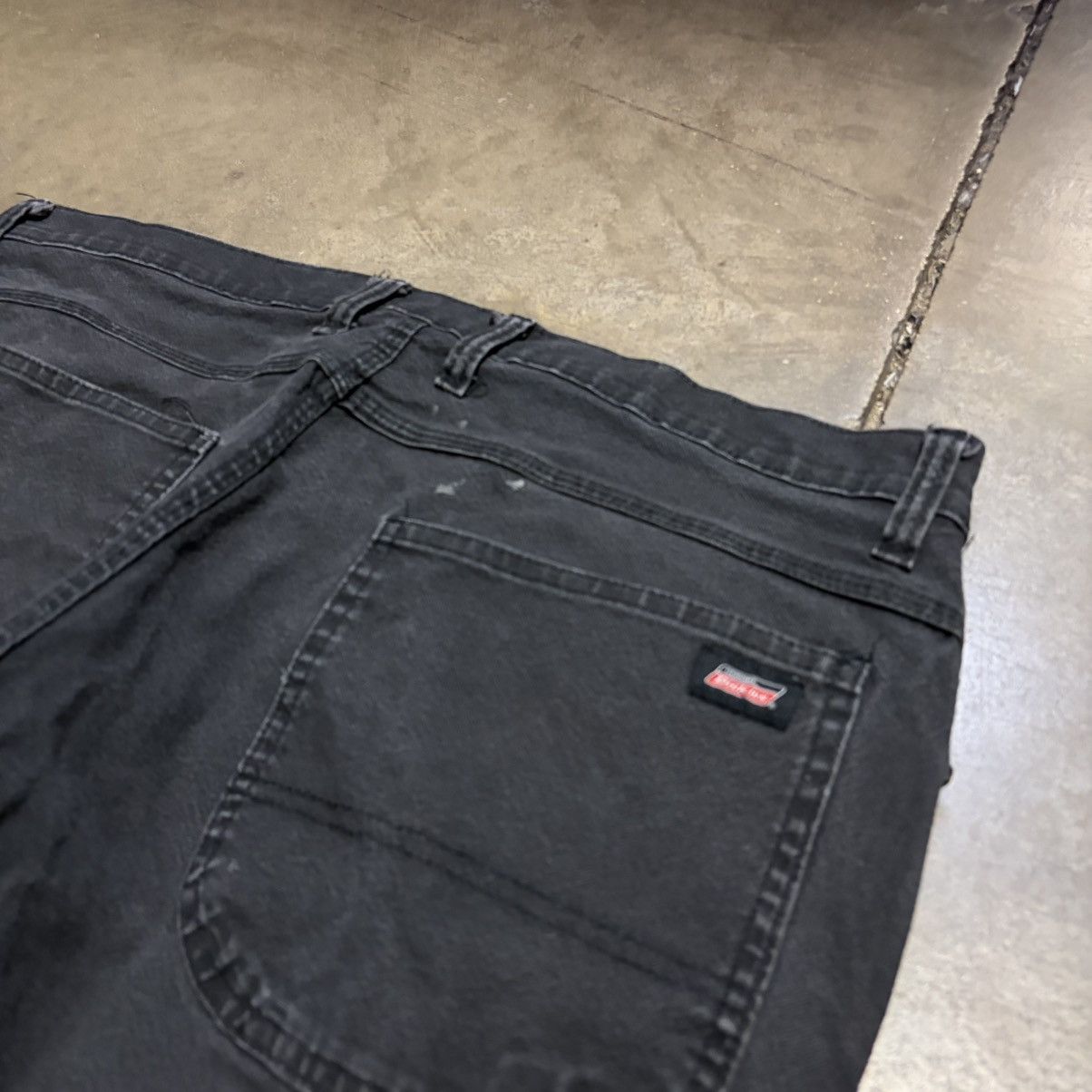 Dickies Vintage Dickies Carpenter Pants Faded Black Paint Splatter Size US 36 / EU 52 - 9 Thumbnail