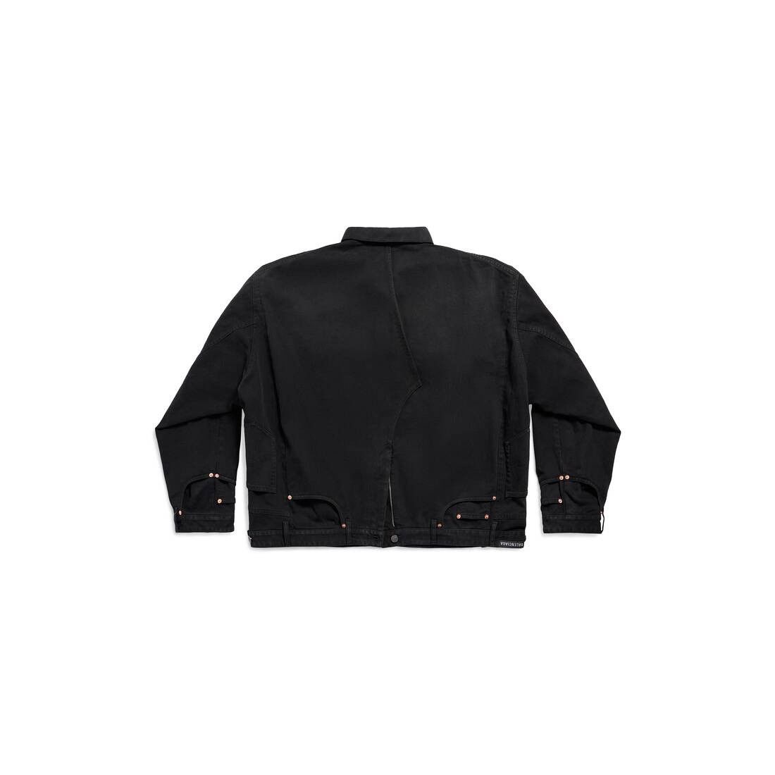 Balenciaga oc11z0225 Deconstructed Jacket in Black Size US M / EU 48-50 / 2 - 5 Thumbnail