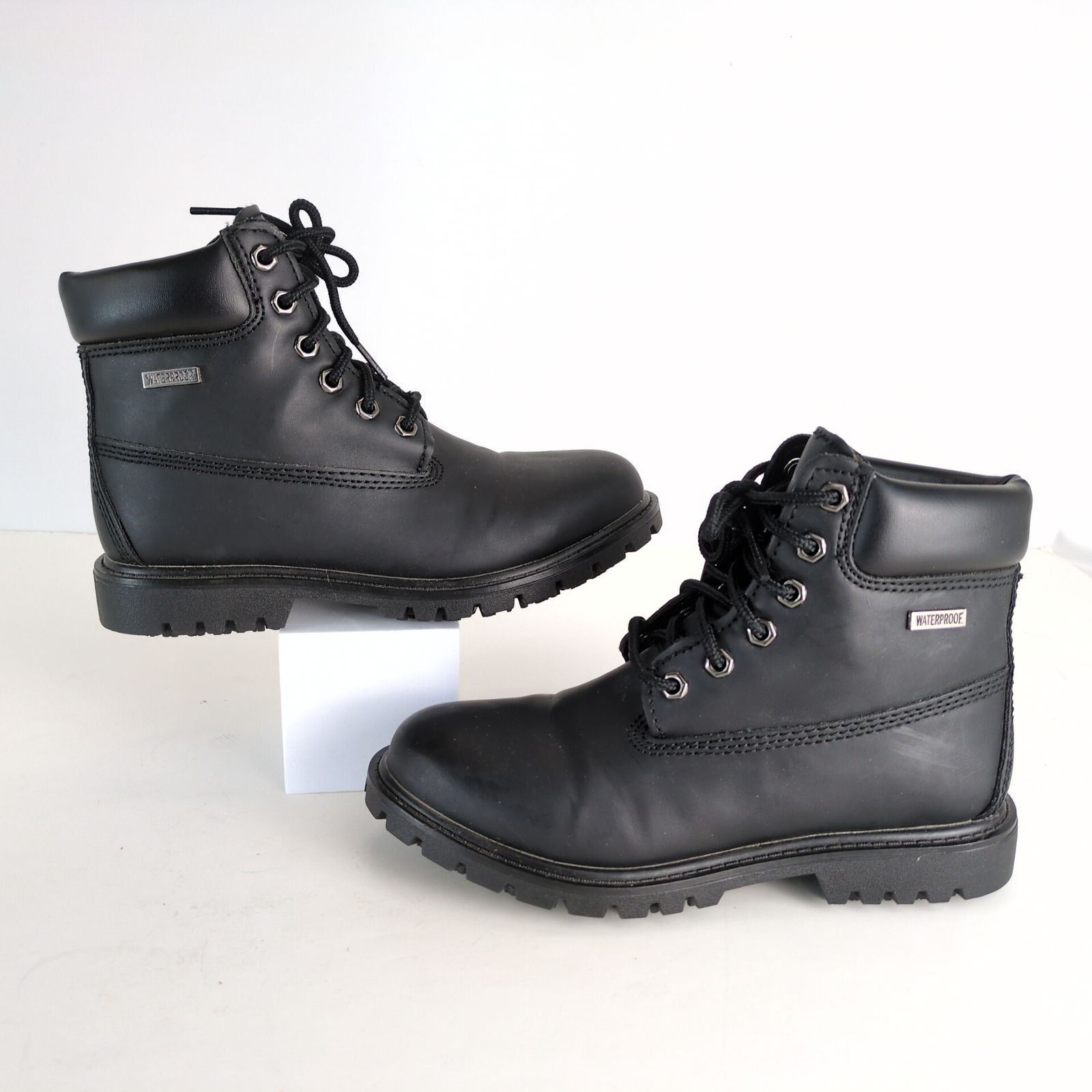 Other SafeTstep Womens 7 Antero Combat Work Boots Black Waterproof Size US 7 / IT 37 - 1 Thumbnail
