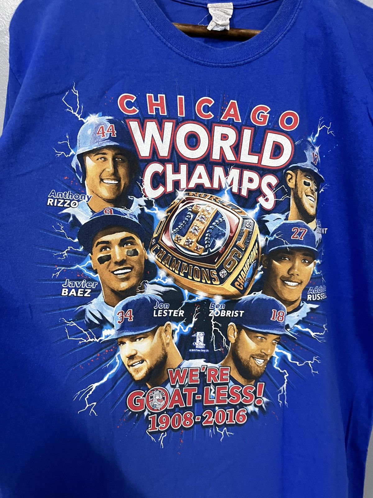 MLB Chicago Cubs 2016 World Series Champions Tee Size US L / EU 52-54 / 3 - 2 Thumbnail