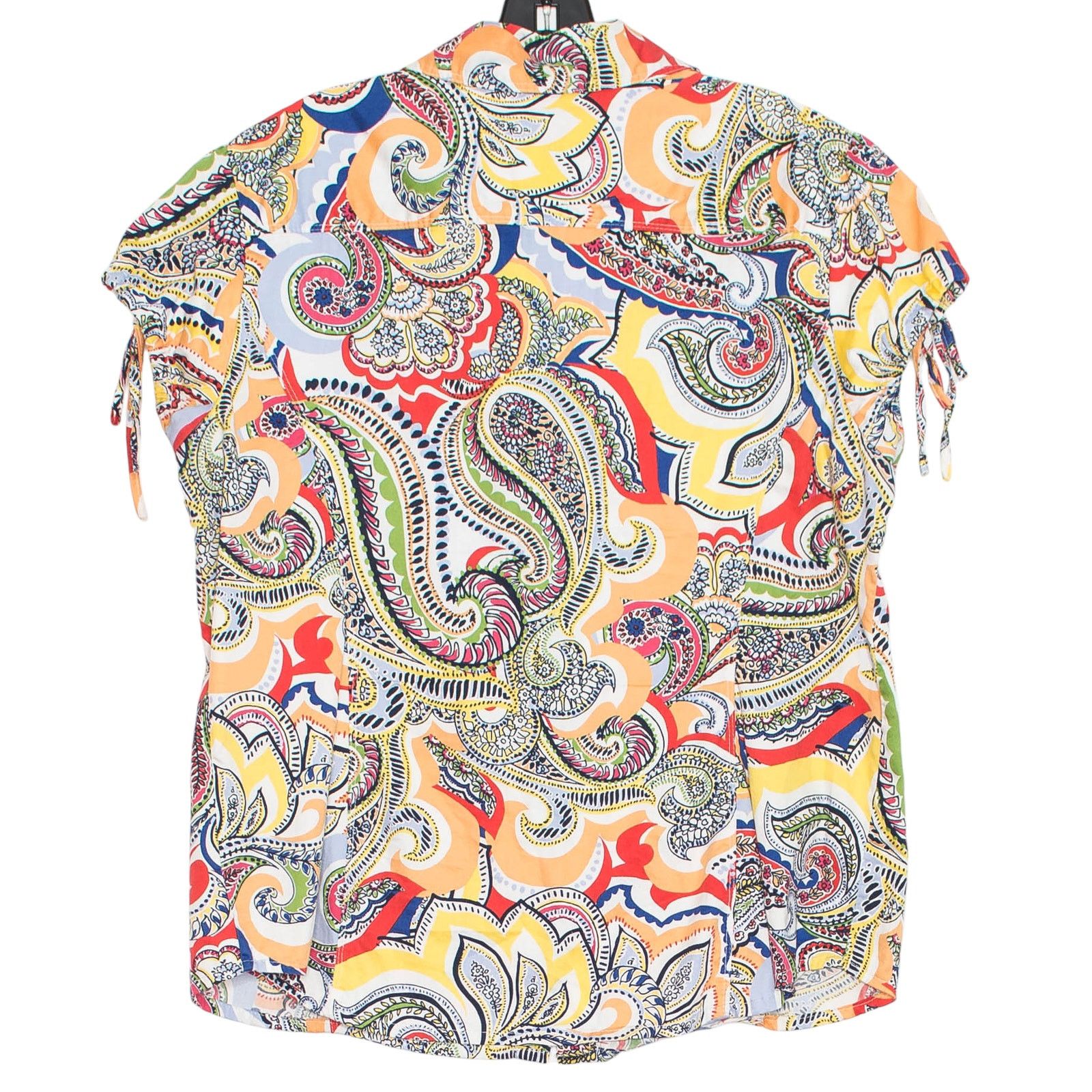 Tommy Hilfiger Tommy Hilfiger Paisley Button Up Top XL Resort Vacation Size XL / US 12-14 / IT 48-50 - 2 Thumbnail
