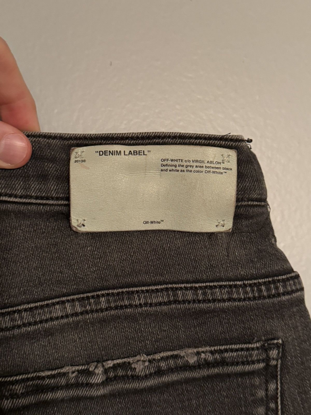 Other Distressed Painted Skinny Jeans Black Grey 36 Size US 36 / EU 52 - 4 Thumbnail