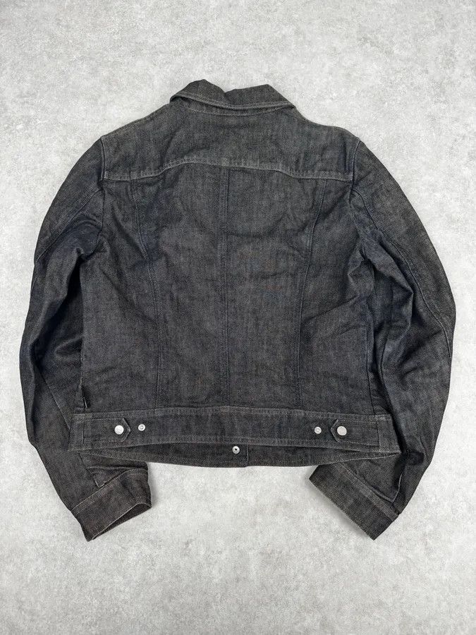 Gianfranco Ferre AW2005 Gianfranco Ferré Dark Grey Minimalist Denim Jacket Size US M / EU 48-50 / 2 - 4 Thumbnail