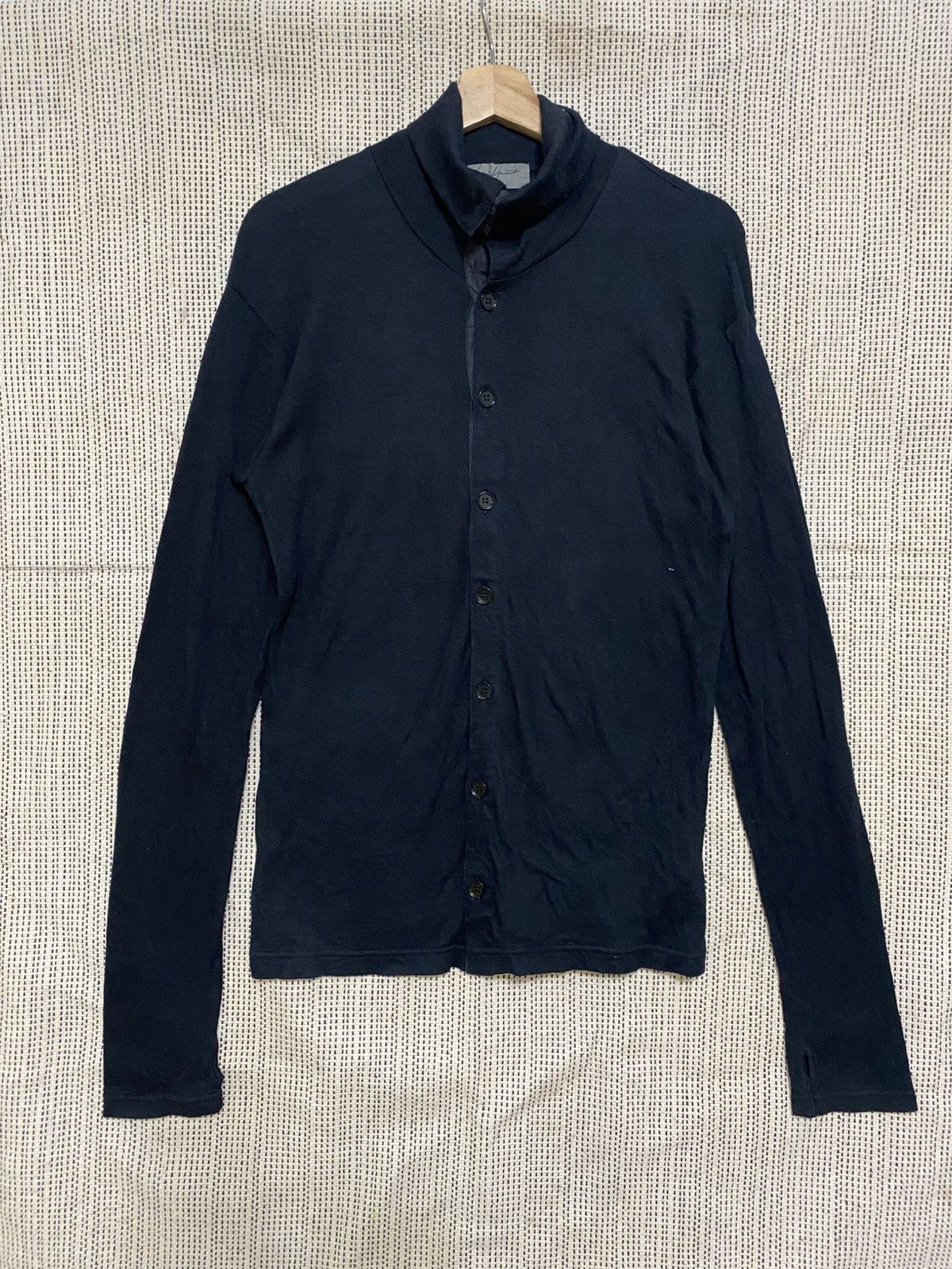 Yohji Yamamoto Yohji Yamamoto Pour Homme Minimalist Collar Shirt Size US M / EU 48-50 / 2 - 2 Thumbnail