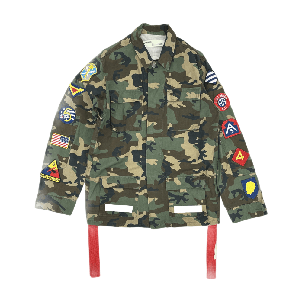 Off-White OFF-WHITE Camo Patch Field Jacket Size S Size US S / EU 44-46 / 1 - 1 Thumbnail