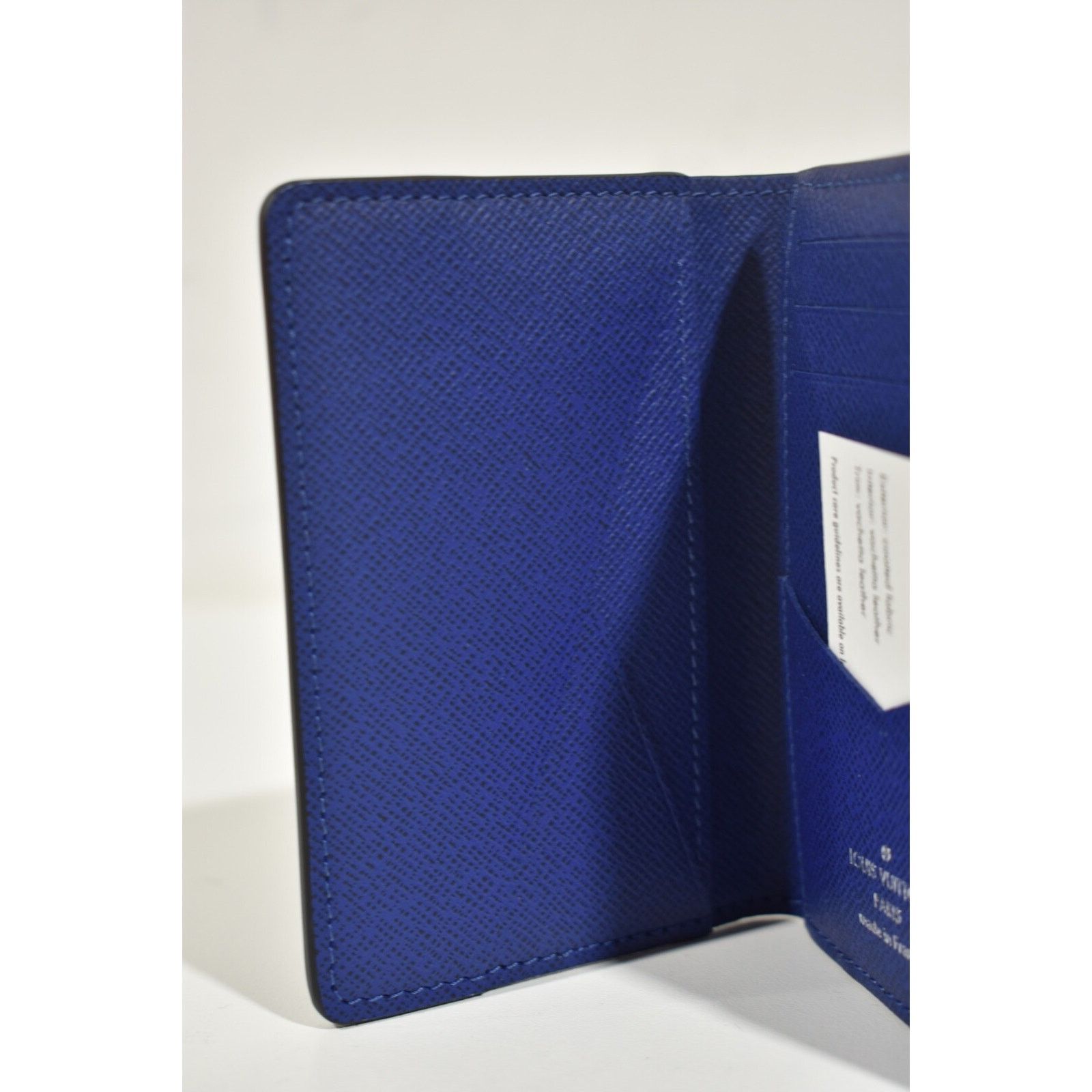 Louis Vuitton Louis Vuitton Navy Monogram Logo Pocket Organizer Wallet Size ONE SIZE - 10 Thumbnail