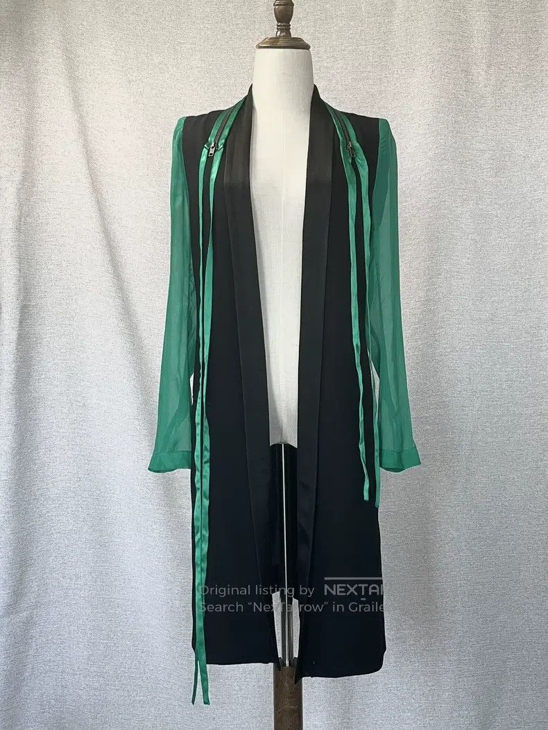 Ann Demeulemeester Ann Demeulemeester 34 emerald coat Size S / US 4 / IT 40 - 2 Thumbnail