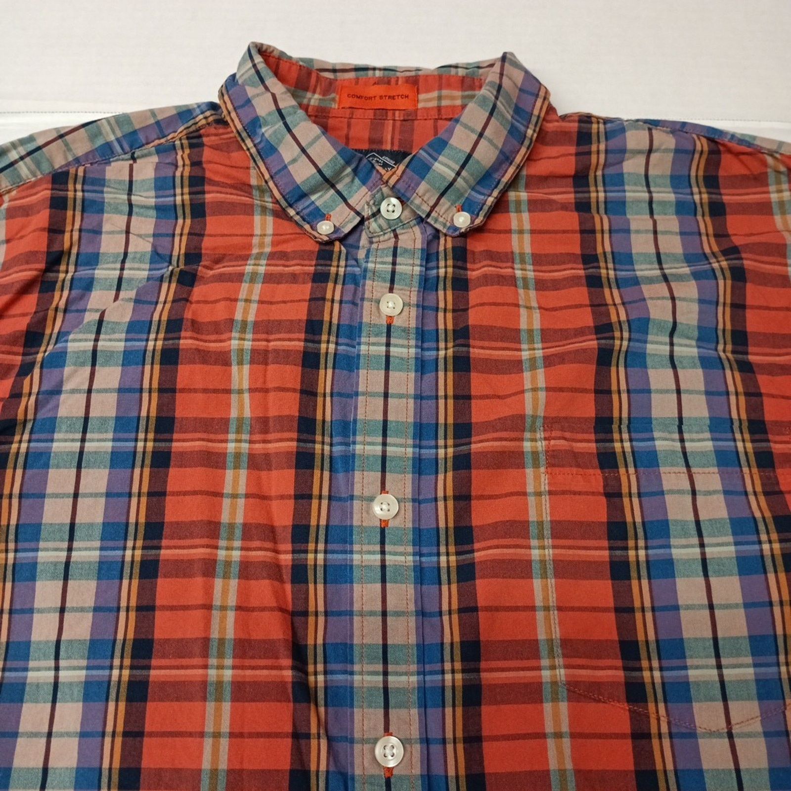St. Johns Bay St. Johns Bay Comfort Stretch Men's Size XL Multi Plaid Size US XL / EU 56 / 4 - 3 Thumbnail