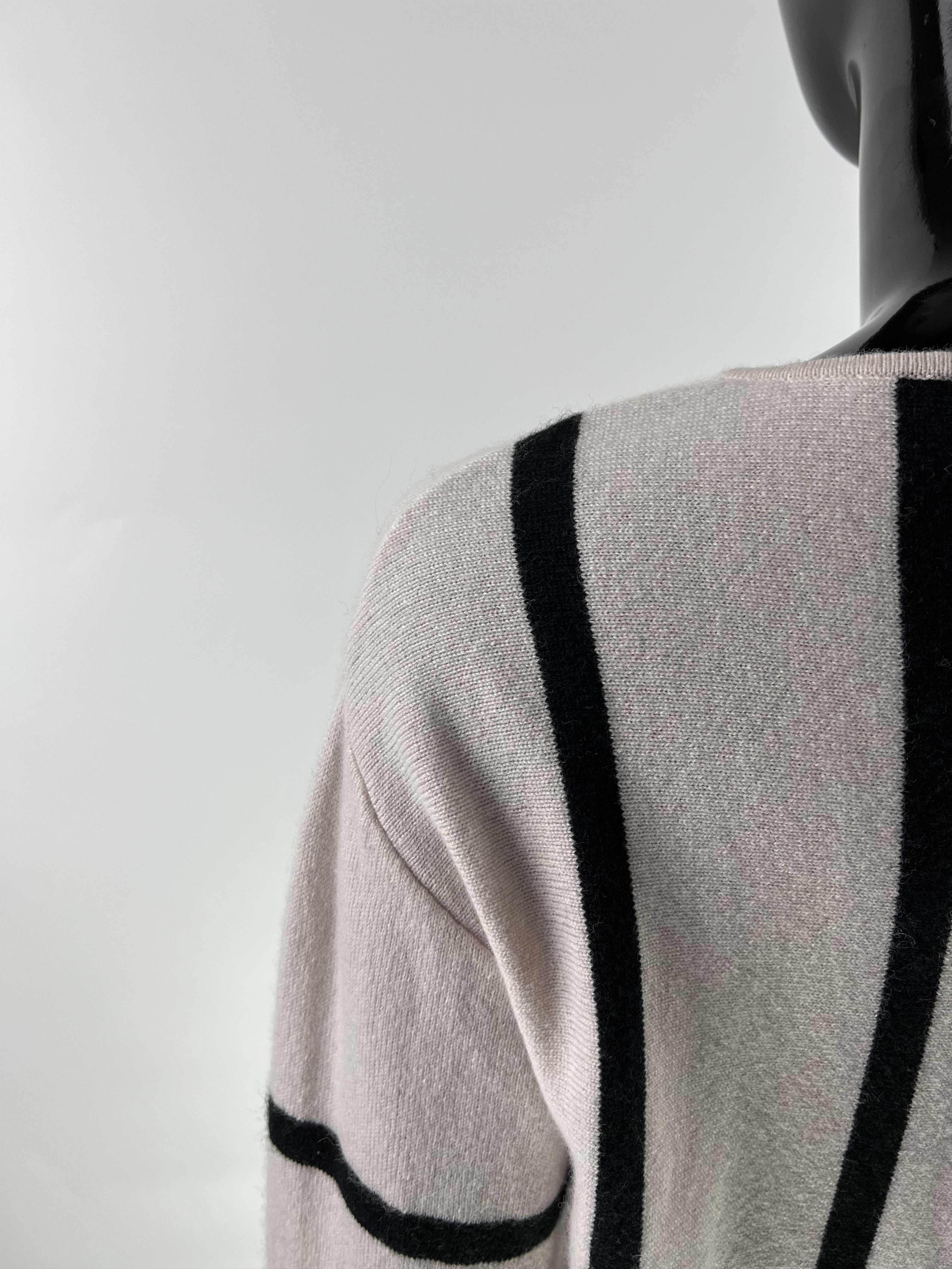 Luisa Cerano Luisa Cerano Striped Wool Silk Cashmere Sweater Size M / US 6-8 / IT 42-44 - 7 Thumbnail