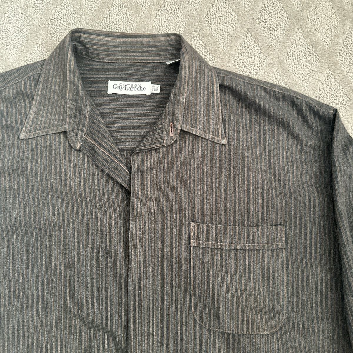 Vintage Cropped Shirt Size US XL / EU 56 / 4 - 2 Thumbnail