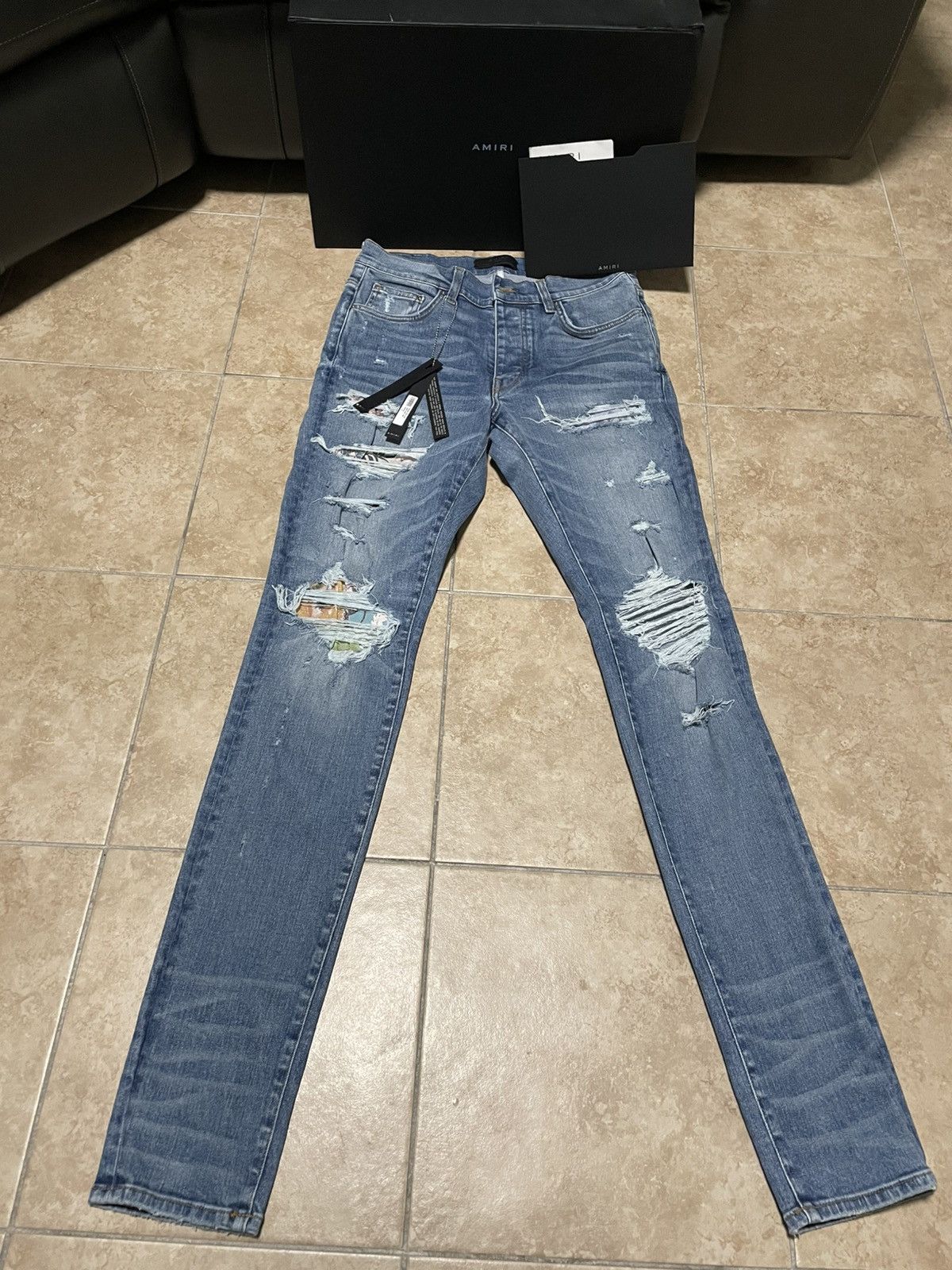 Amiri Amiri Hawaiian Patch Jean Size US 32 / EU 48 - 1 Thumbnail