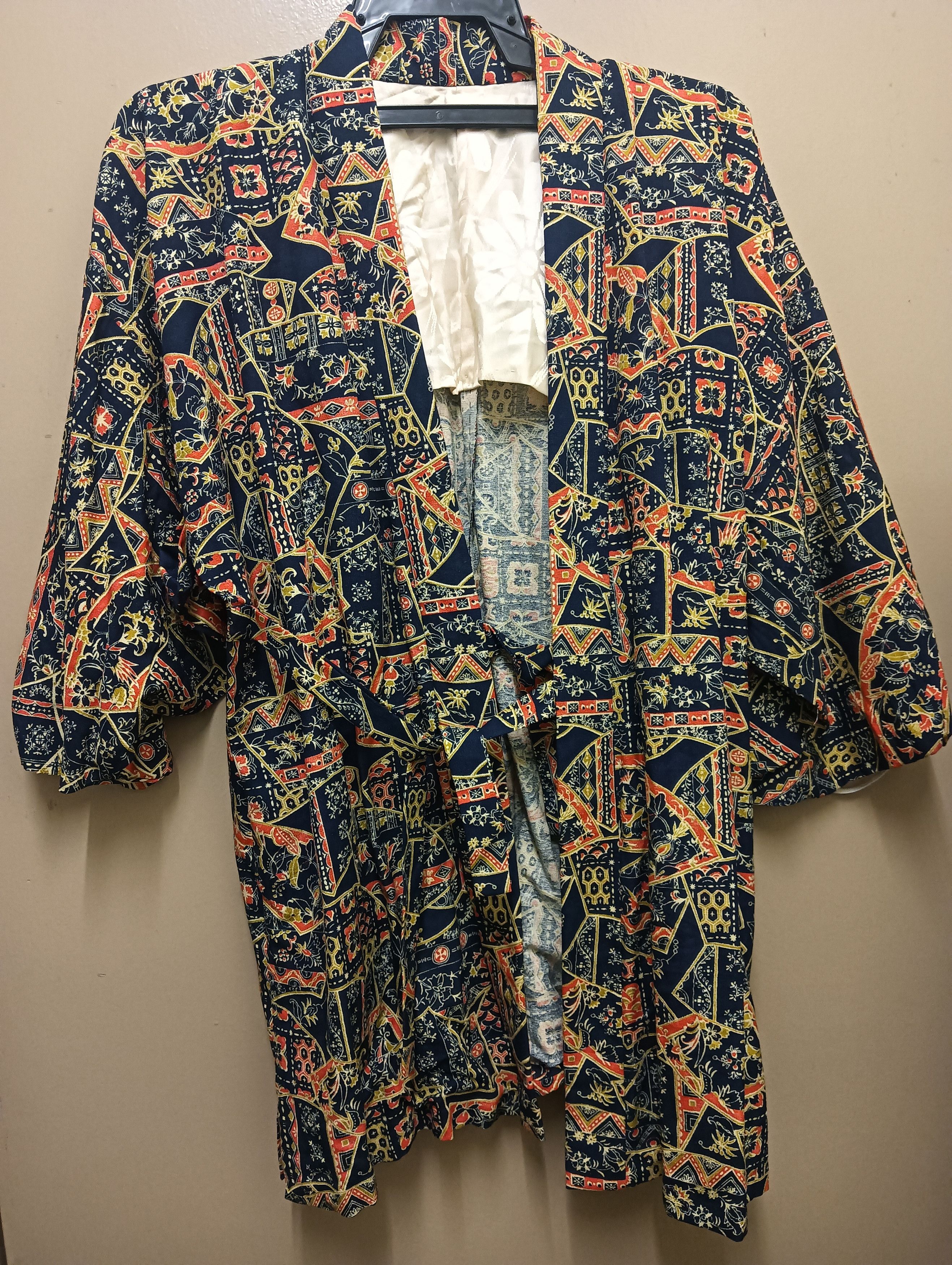 Other Abstract Japanese Motive Kimono for Men Size US L / EU 52-54 / 3 - 3 Thumbnail