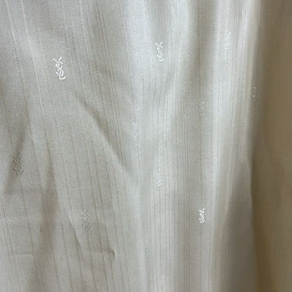 Vintage × Yves Saint Laurent VTG YSL Insertia Logo Button Front Point Collar Shirt Size US XL / EU 56 / 4 - 7 Thumbnail