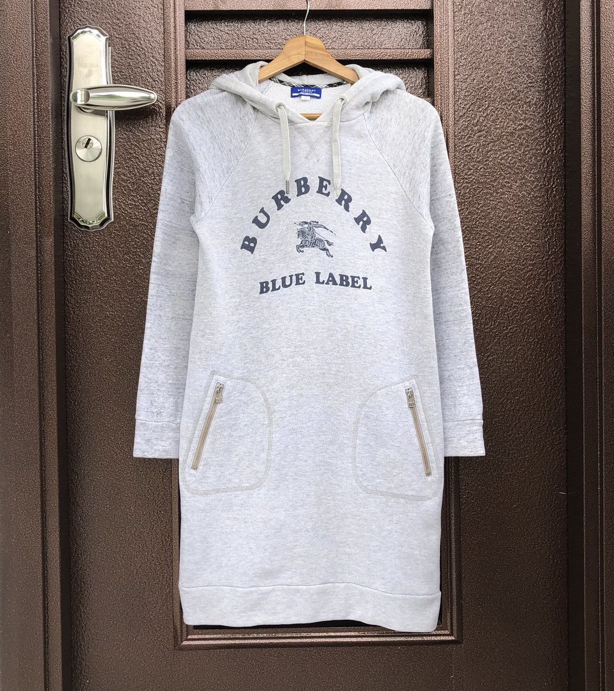 Burberry Authentic Burberry Blue Label Cotton Hoodie Long Sweatshirts Size M / US 6-8 / IT 42-44 - 1 Thumbnail