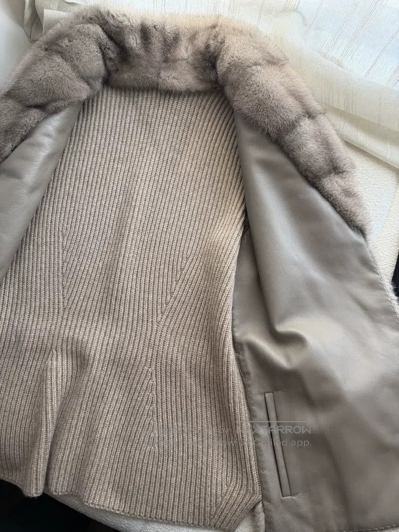 Loro Piana Loro Piana Luxury Series Beaver Mink and Cashmere Deer Lea Size XS / US 0-2 / IT 36-38 - 8 Thumbnail