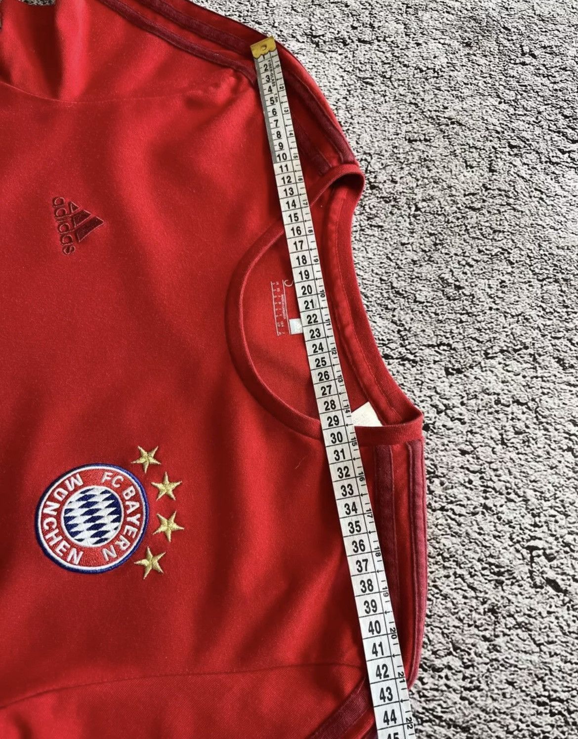 Adidas × Vintage FC Bayern Munich Shirt Adidas 2015 Soccer Red Size S Size US S / EU 44-46 / 1 - 6 Thumbnail
