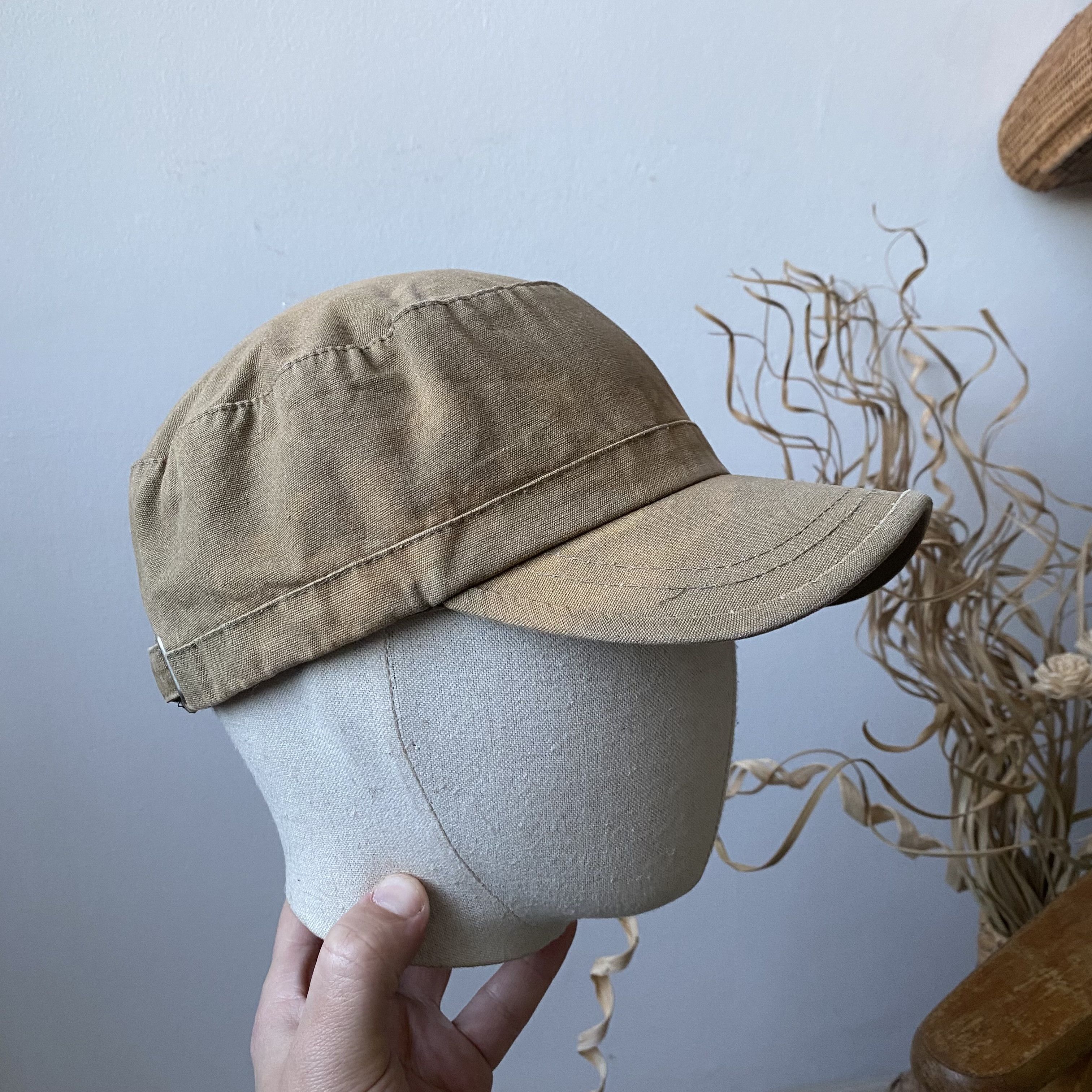 Japanese Brand Vintage Faded Y2K Cadet Hat cap Military Dad Hat Japanese Size ONE SIZE - 2 Thumbnail