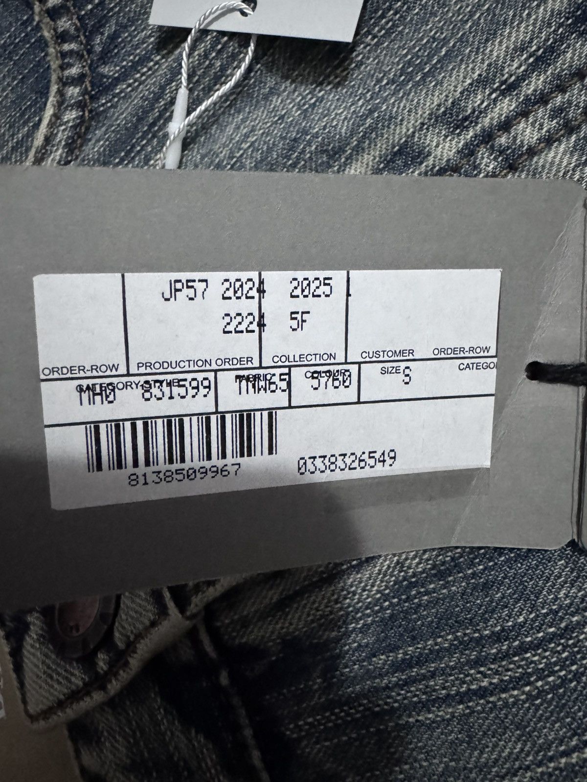 Balenciaga Balenciaga Jeans Logo Wide Leg Denim Pants Size S Size US 34 / EU 50 - 3 Thumbnail