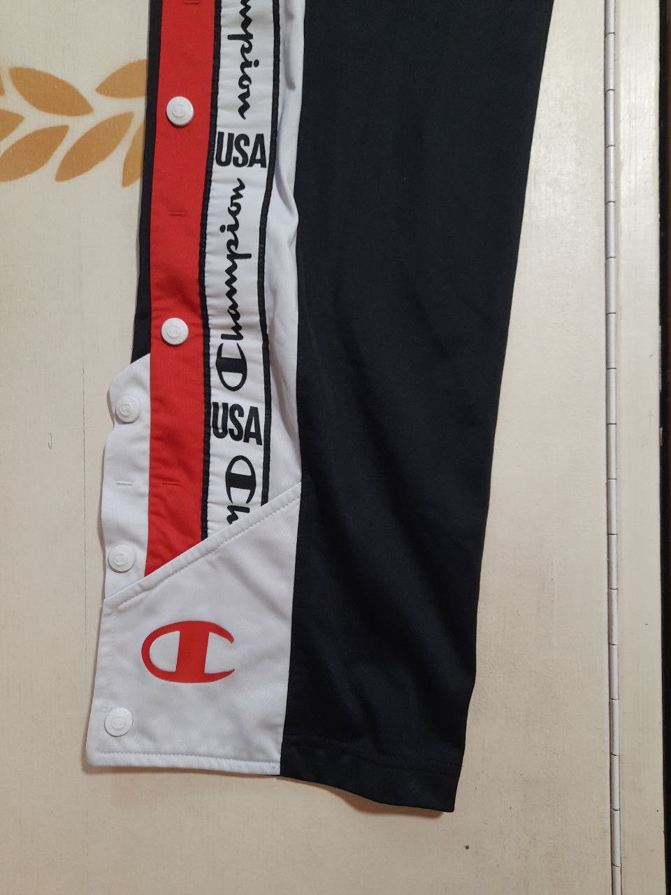 Champion × Vintage Champion Full Snap Button Track Pants 90's Vintage Size US 34 / EU 50 - 7 Thumbnail