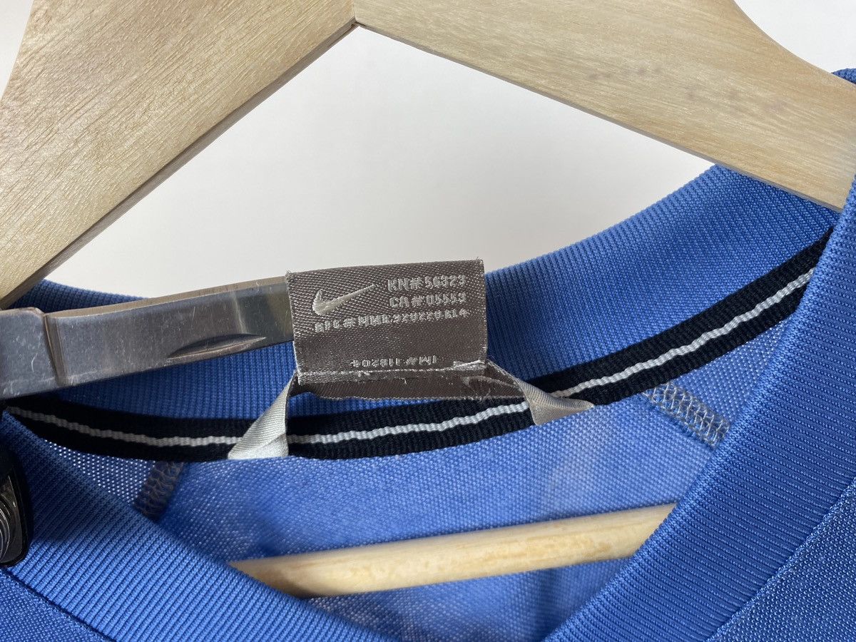 Nike Nike Jersey T-Shirt Embroidered Logo Vintage Blue Blockcore Size US XL / EU 56 / 4 - 5 Thumbnail