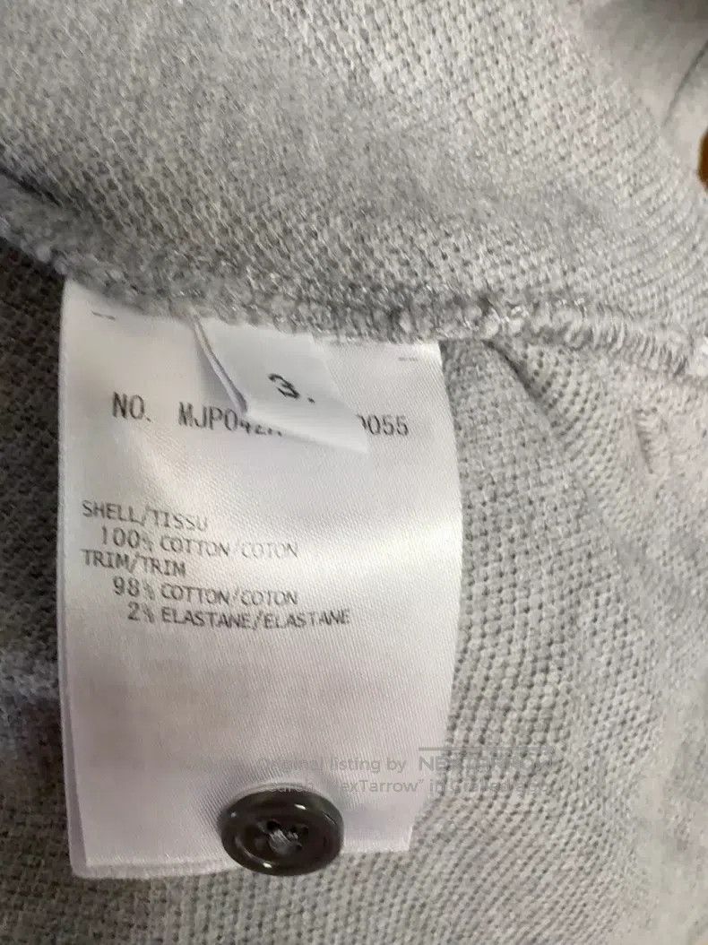 Thom Browne Thom Browne Gray short-sleeve polo shirt Size US L / EU 52-54 / 3 - 4 Thumbnail