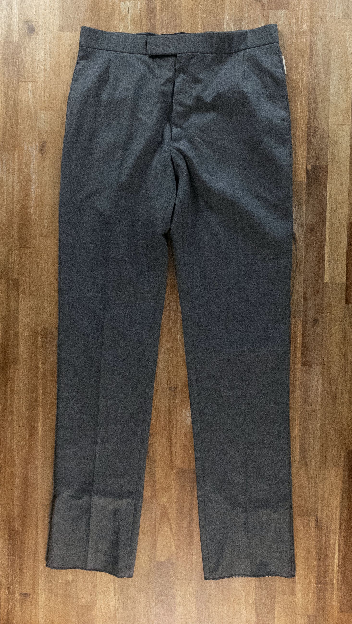 Thom Browne THOM BROWNE classic gray wool pants Size 2 / Medium q Size US 32 / EU 48 - 1 Thumbnail